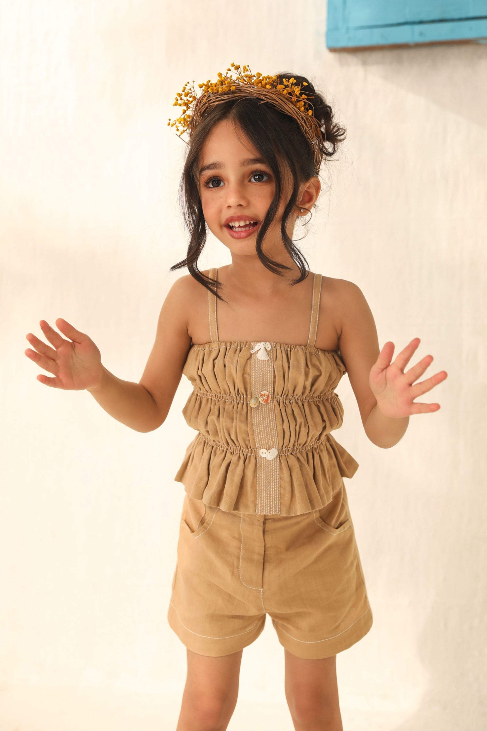 Gaia Top & Shorts Set