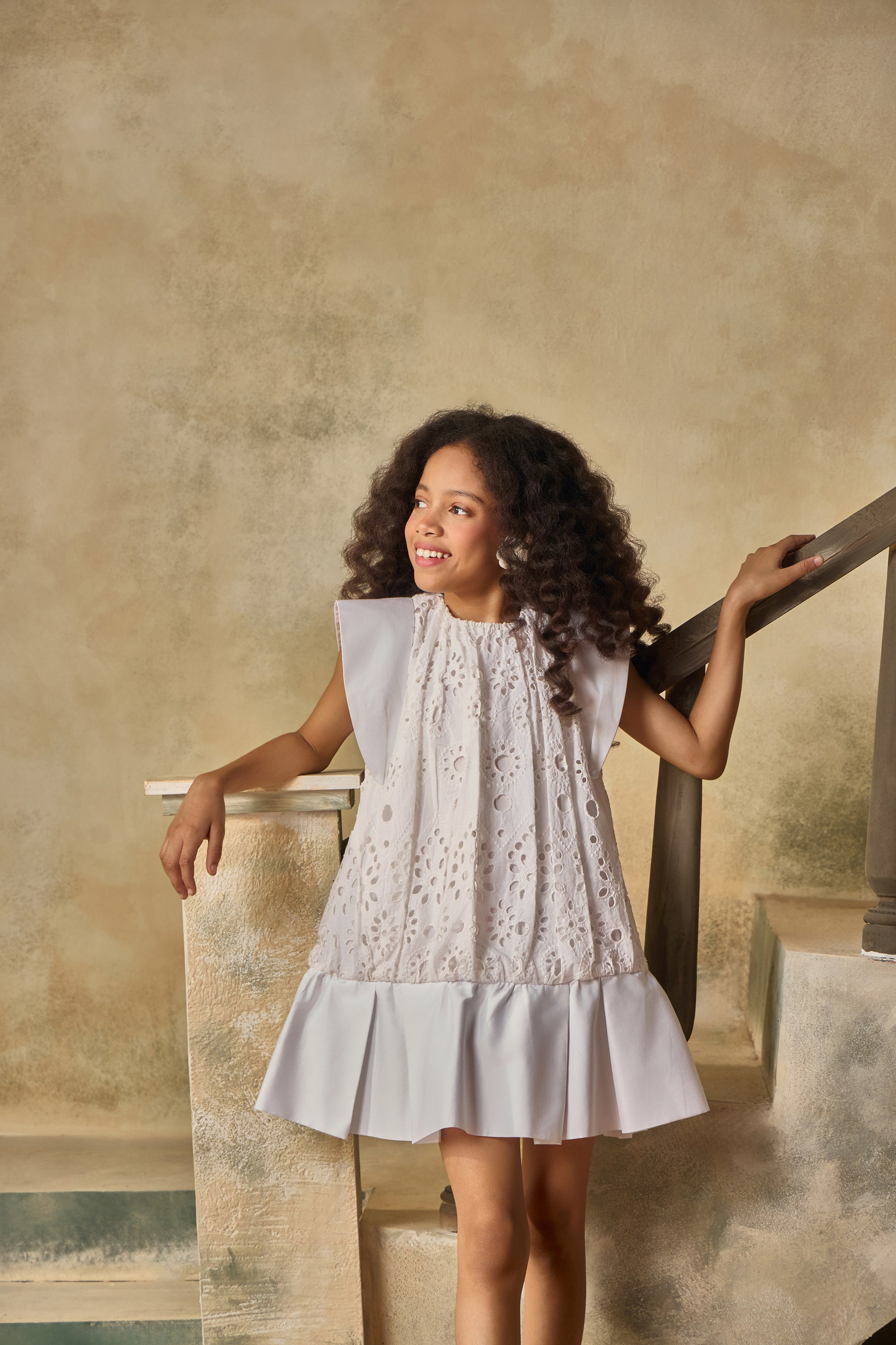 Whitley Schiffli Dress
