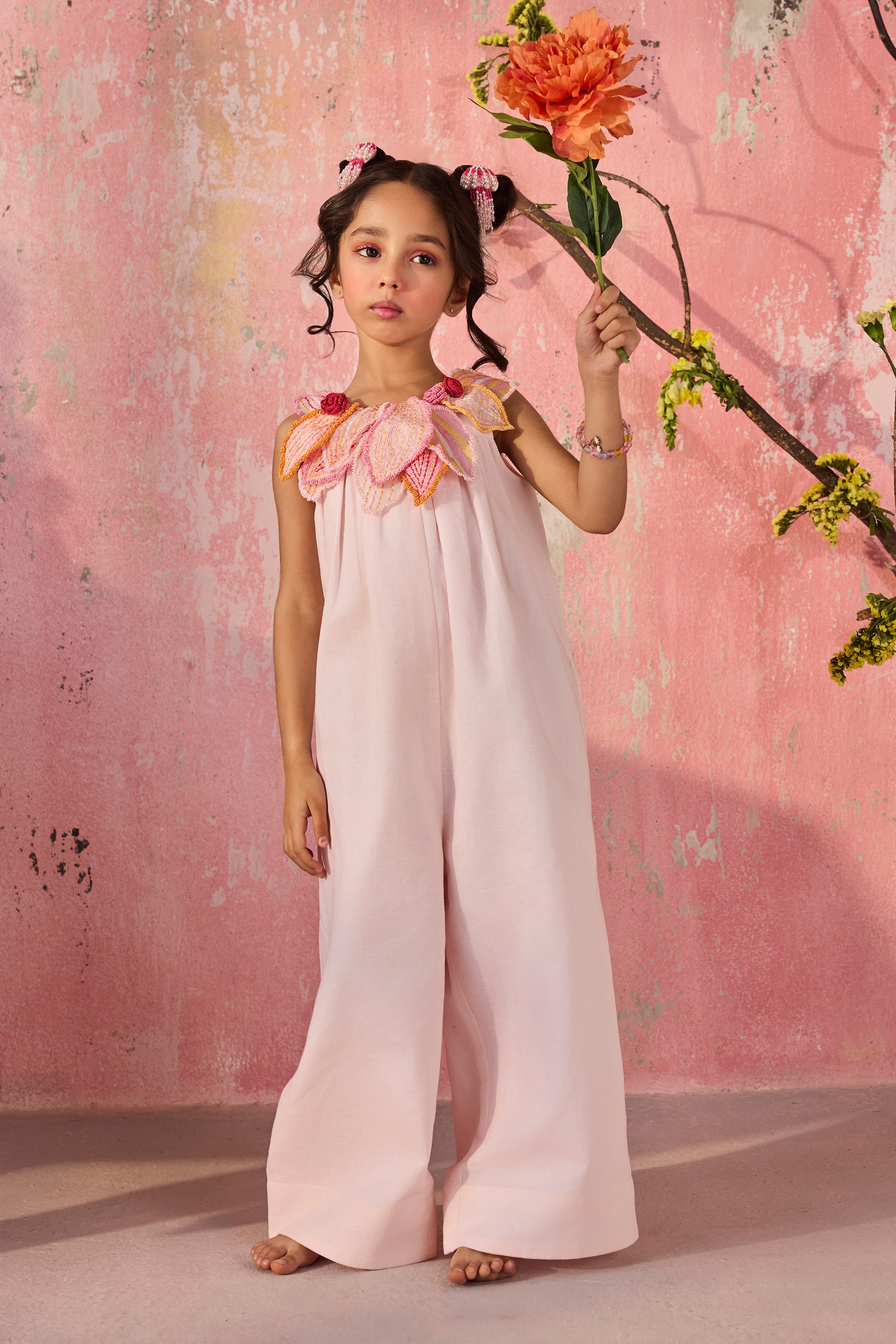 Elea Petal Pink Jumpsuit