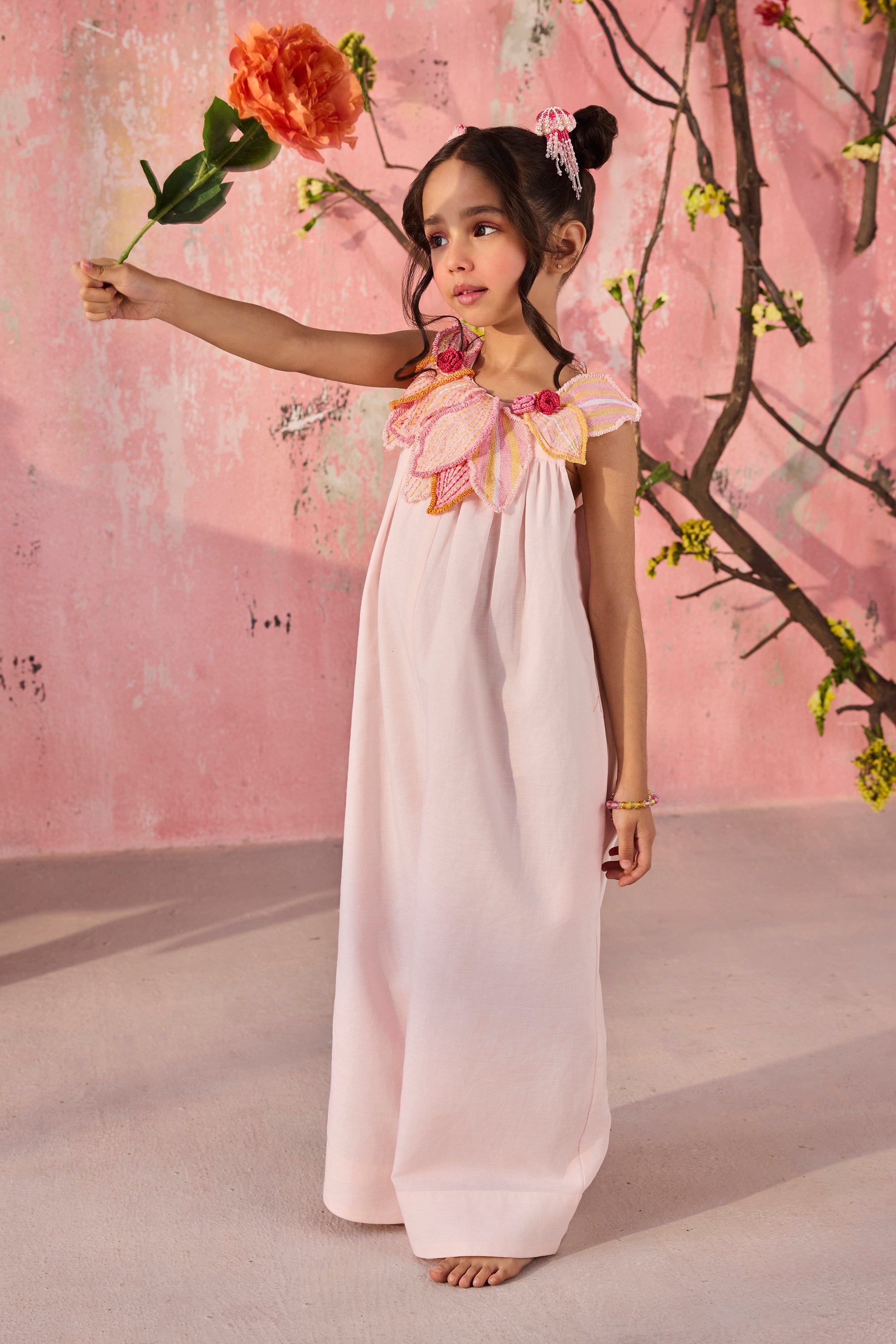 Elea Petal Pink Jumpsuit