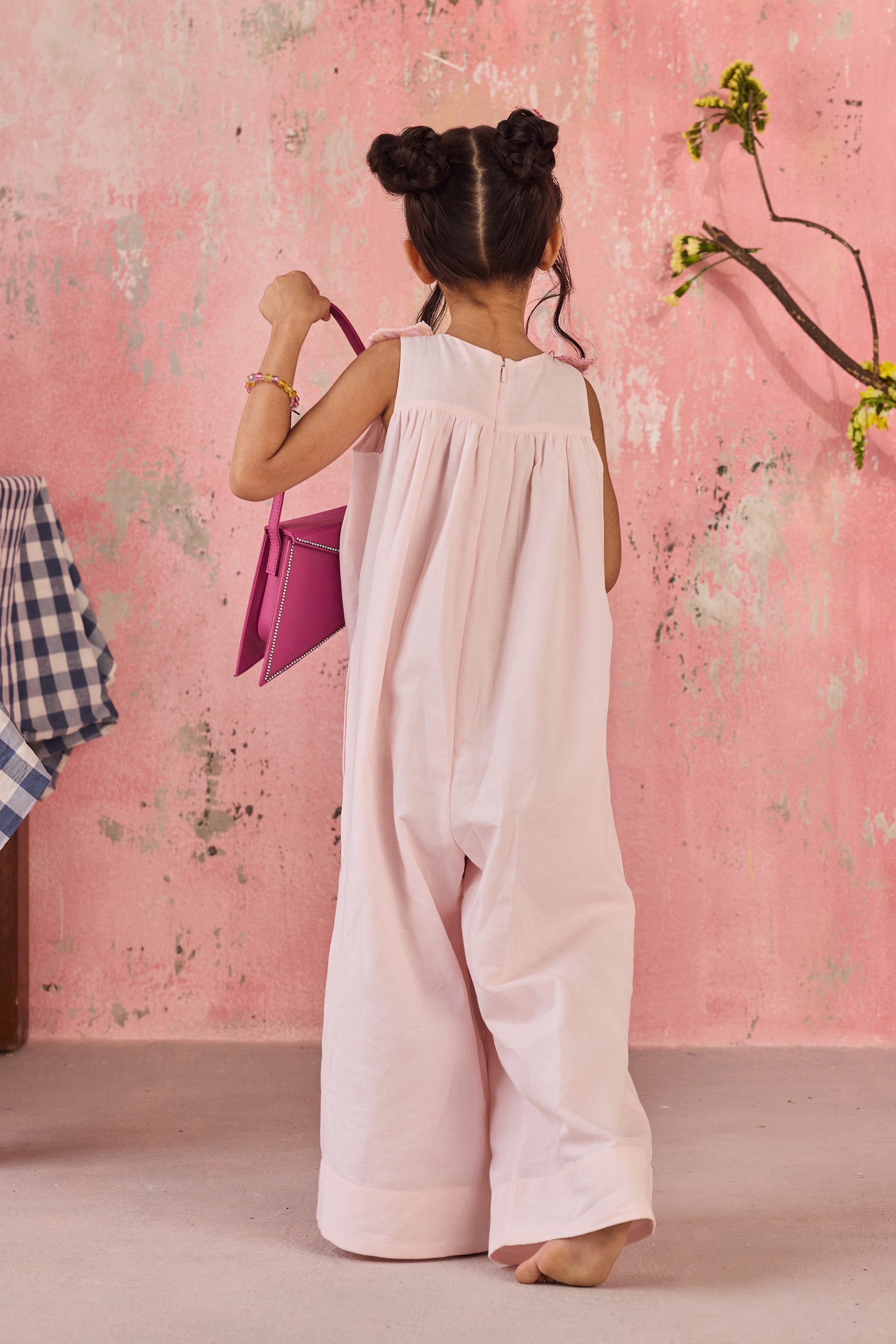Elea Petal Pink Jumpsuit