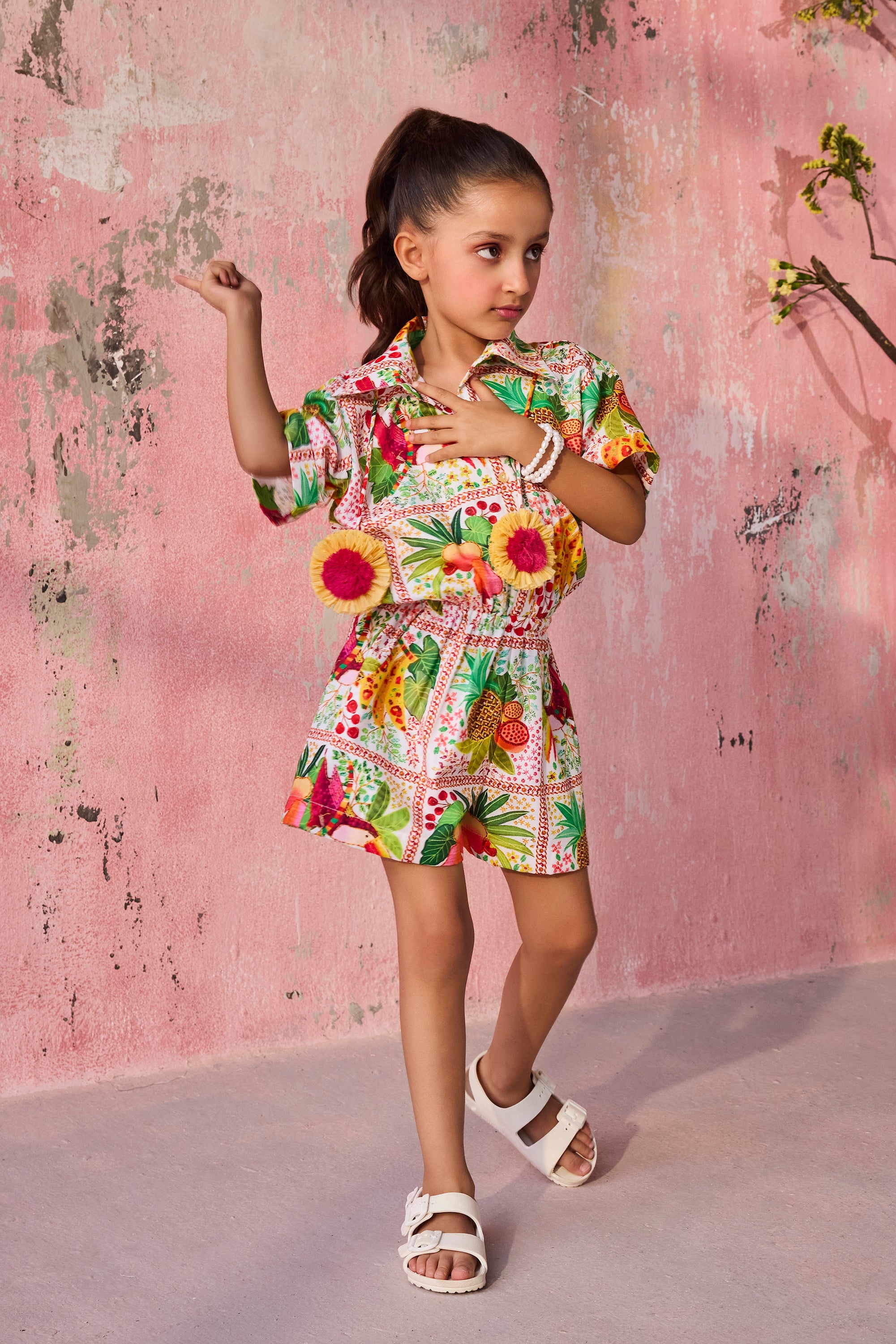 Astrid Flower Playsuit