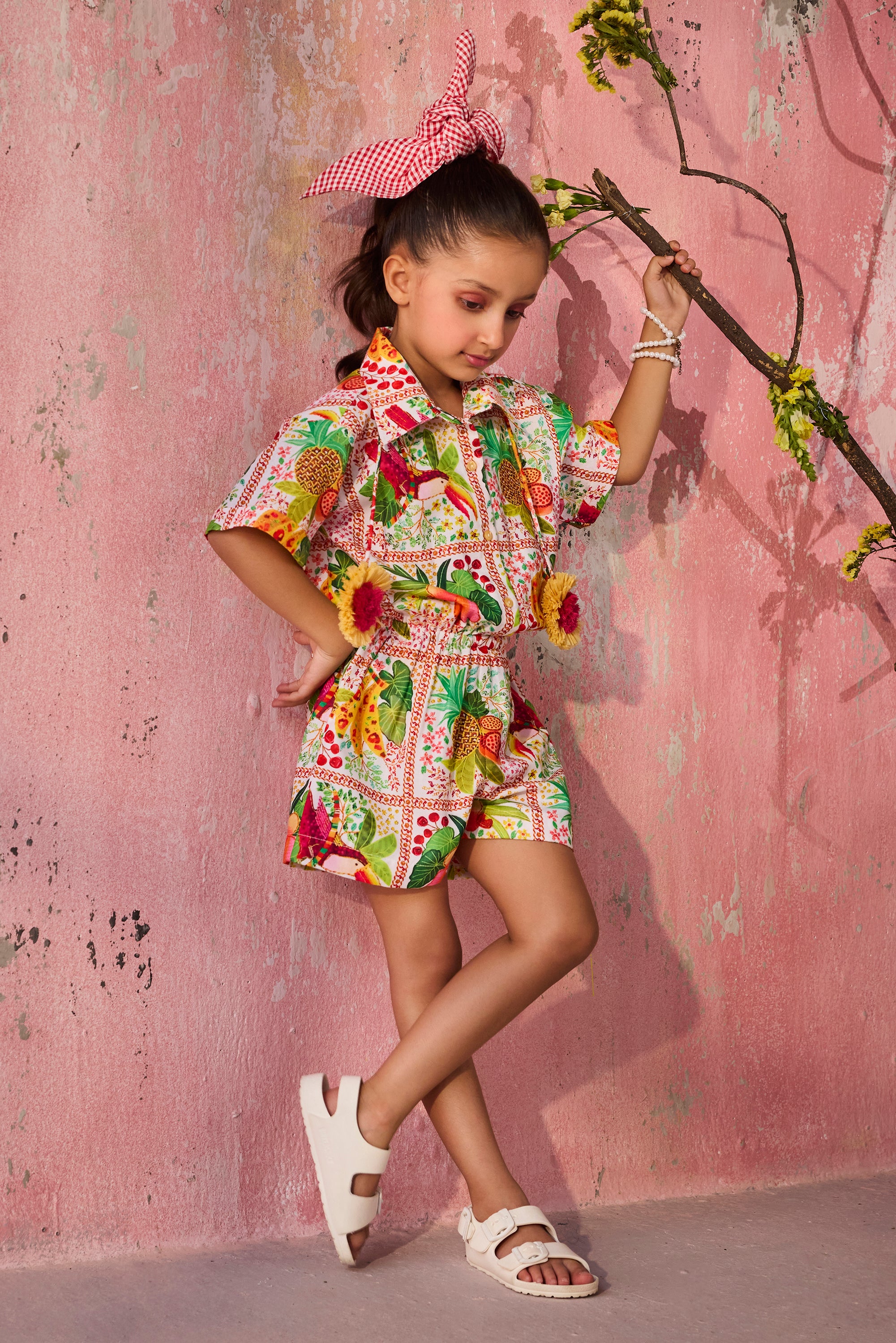 Astrid Flower Playsuit