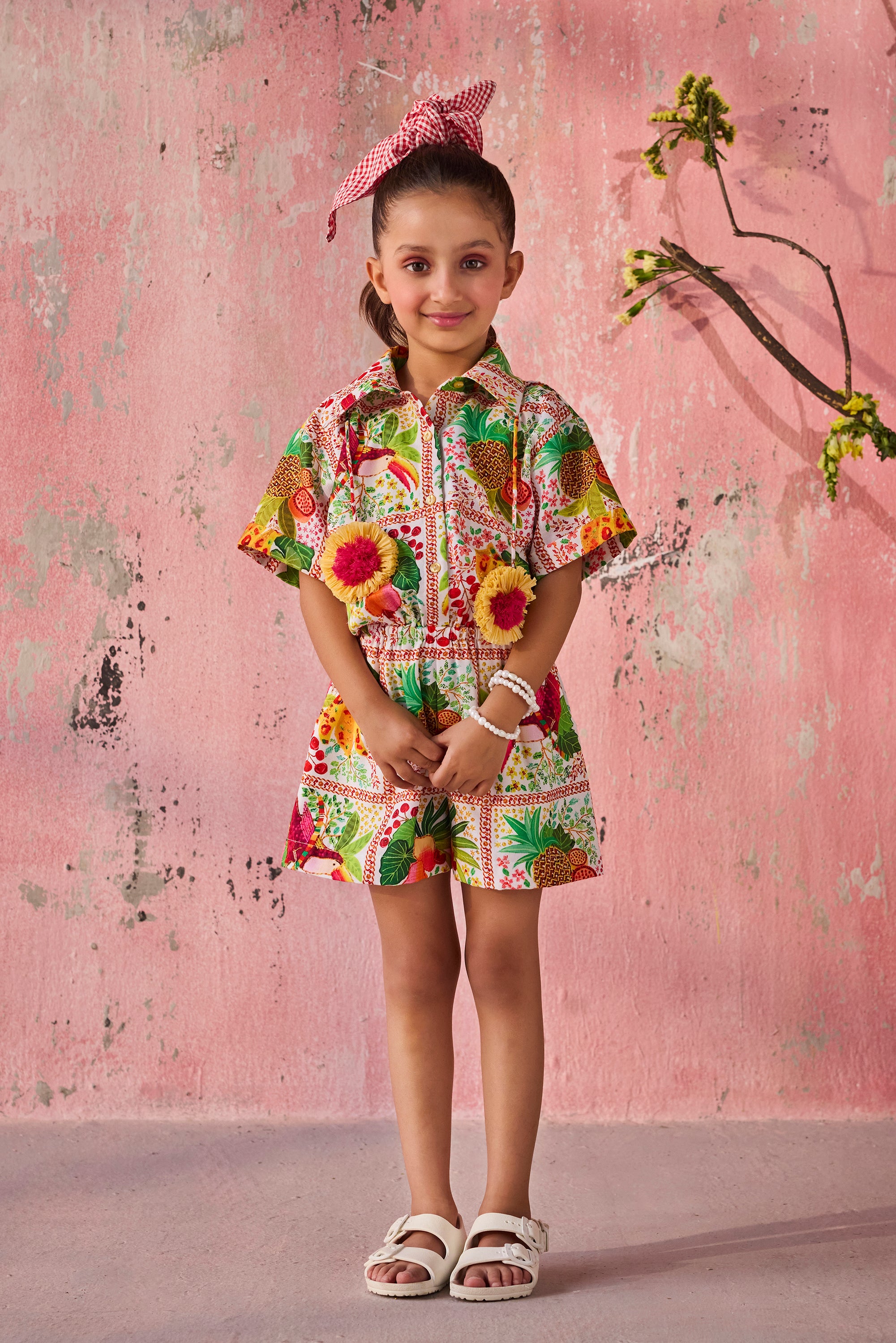 Astrid Flower Playsuit