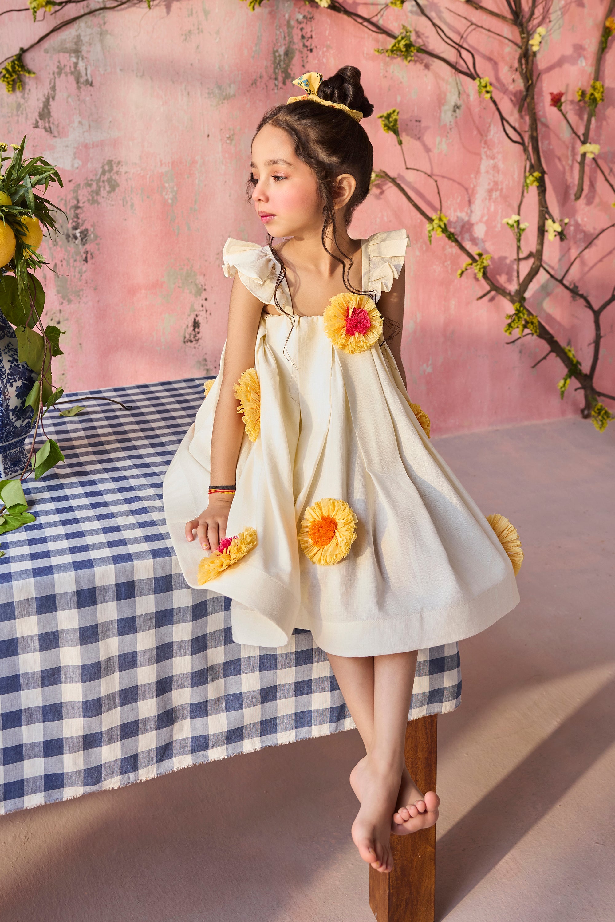 Ambrose Raffia Dress