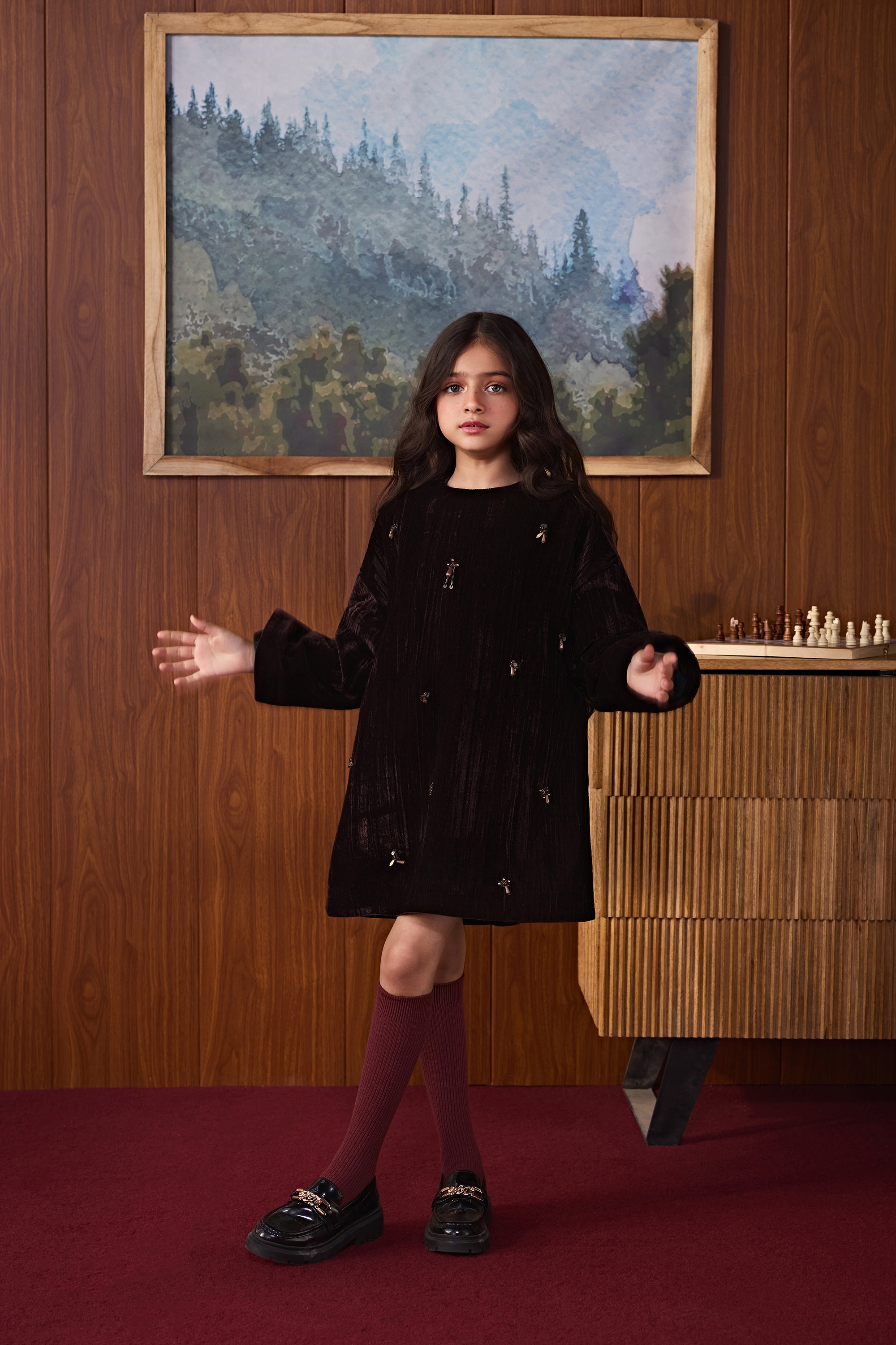 Cocoa Velvet Tunic