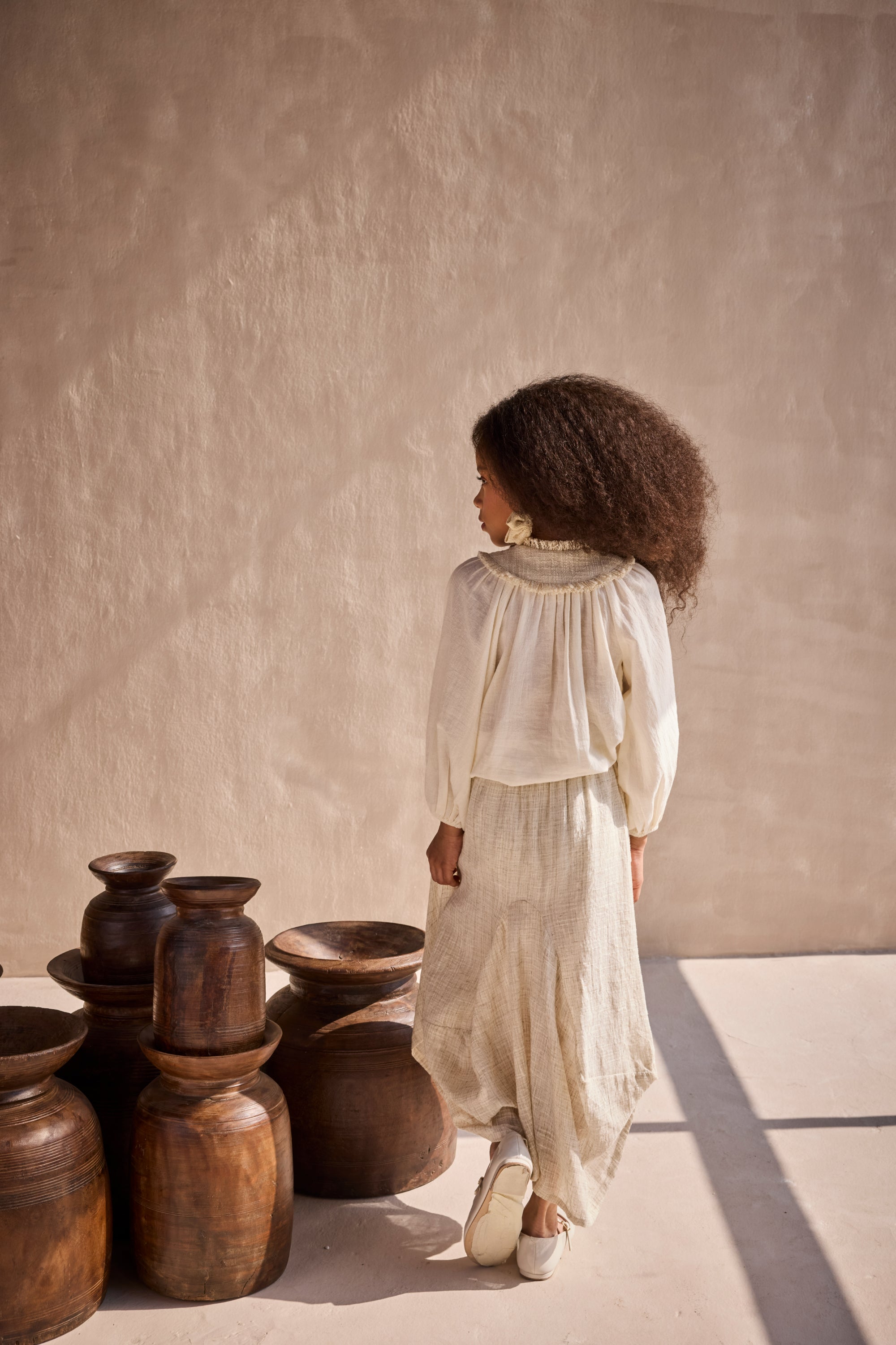 Cotton Fringe Top & Reha Skirt Set (Sale)