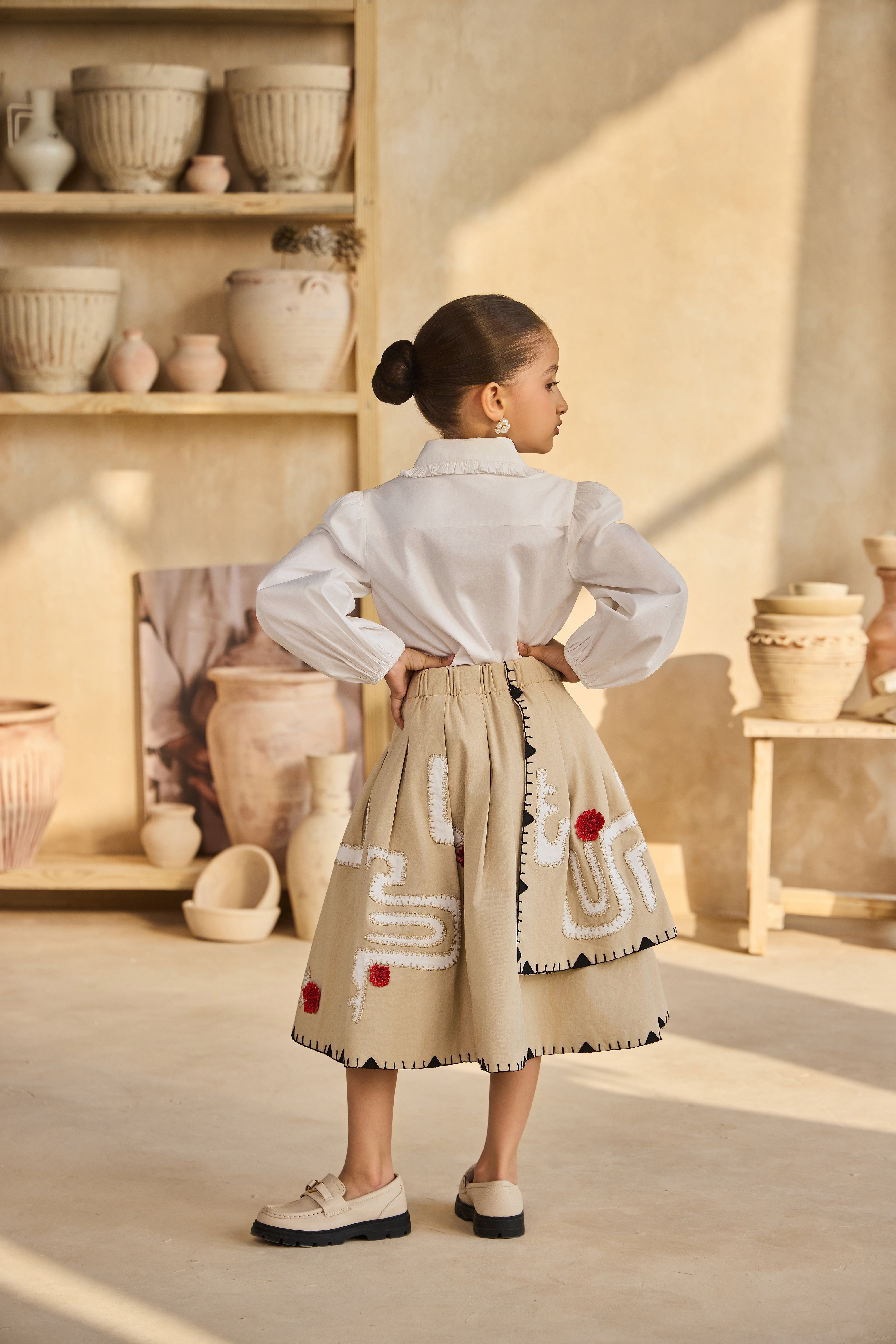 Juniper Skirt with Alaia Full Sleeves Shirt (Set of 2)