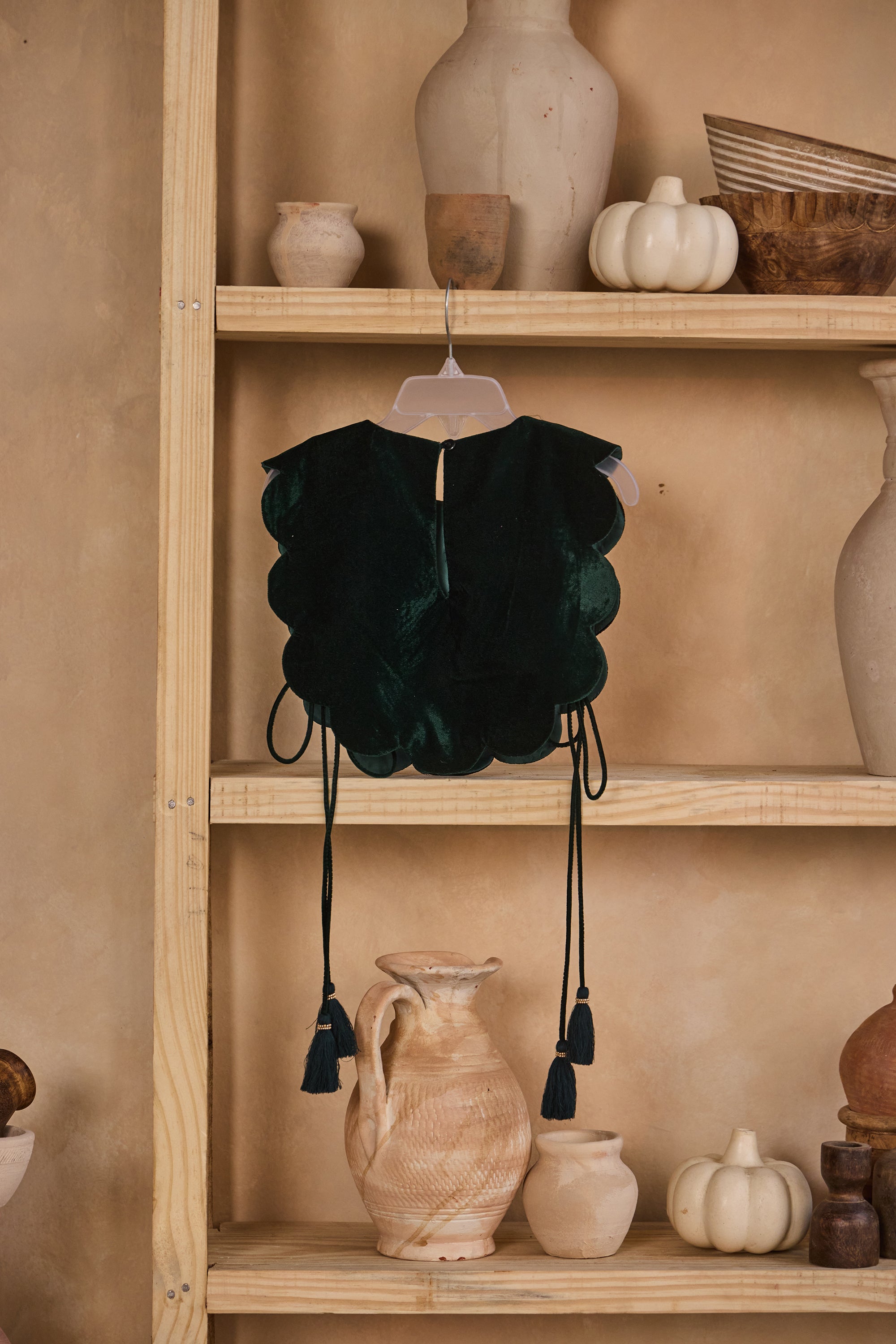 Emerina Dark Green Cape
