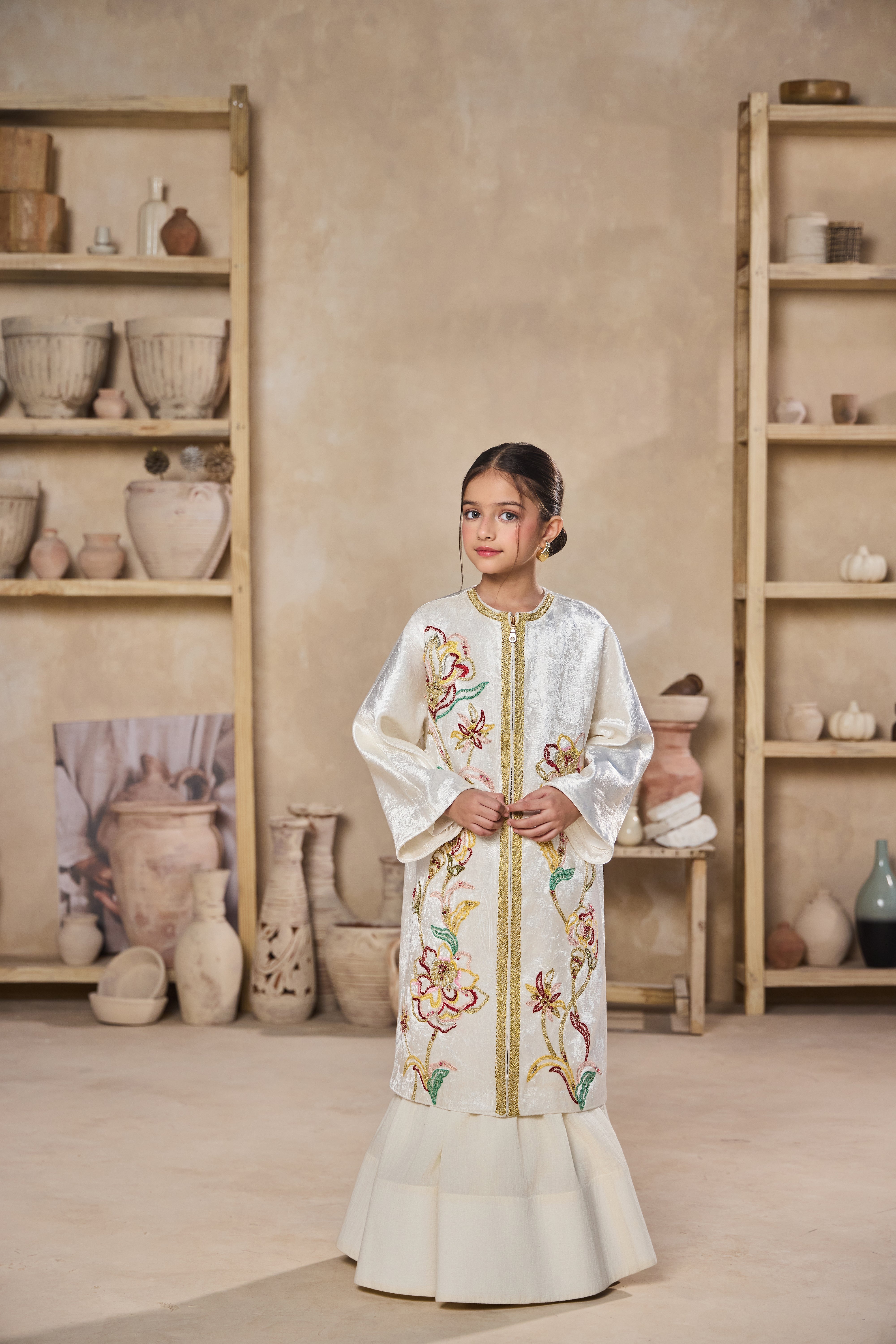 Maliah Jacket with Top & Lehenga (Set of 3)