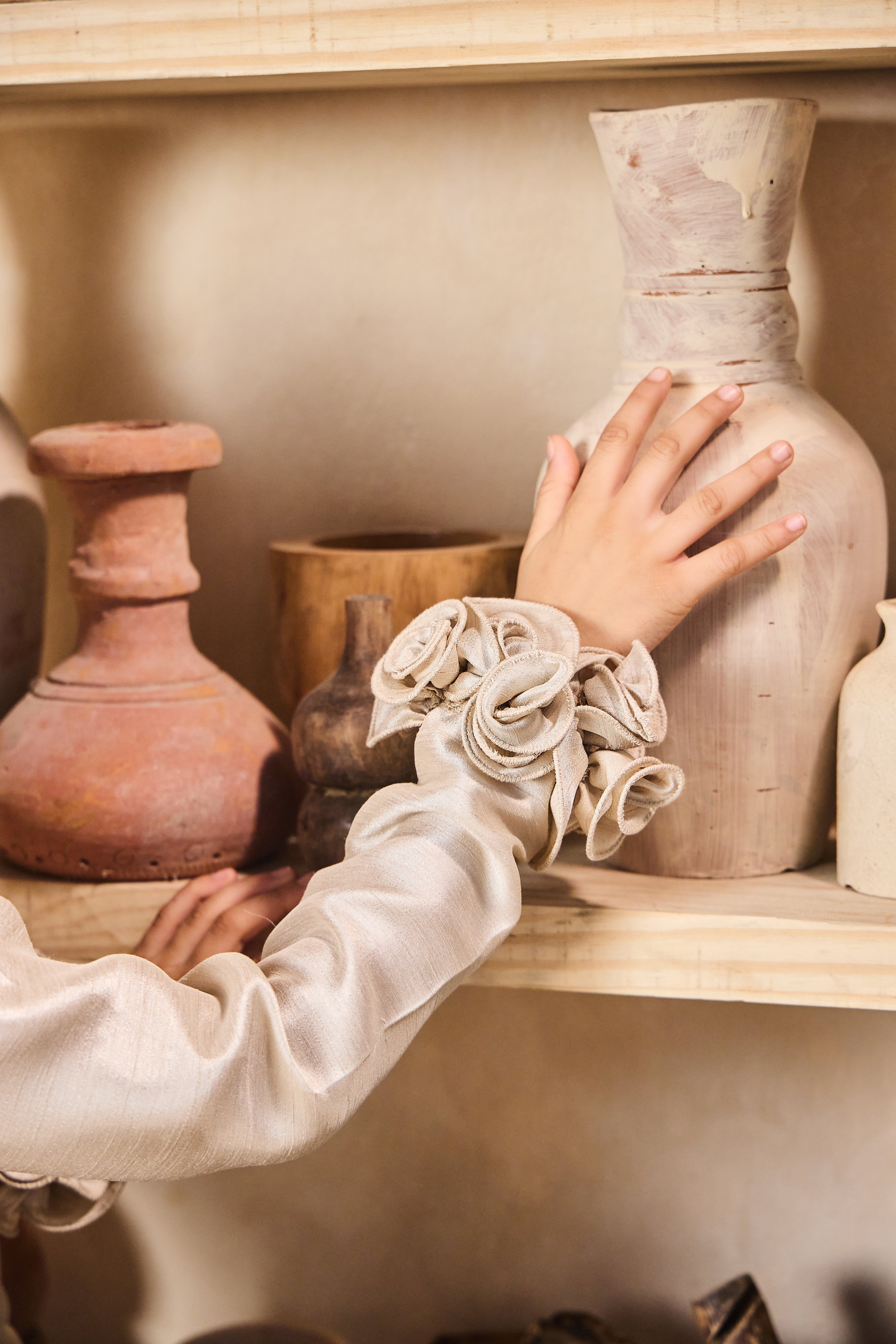 Jasira Rose Jalabiya (Beige)