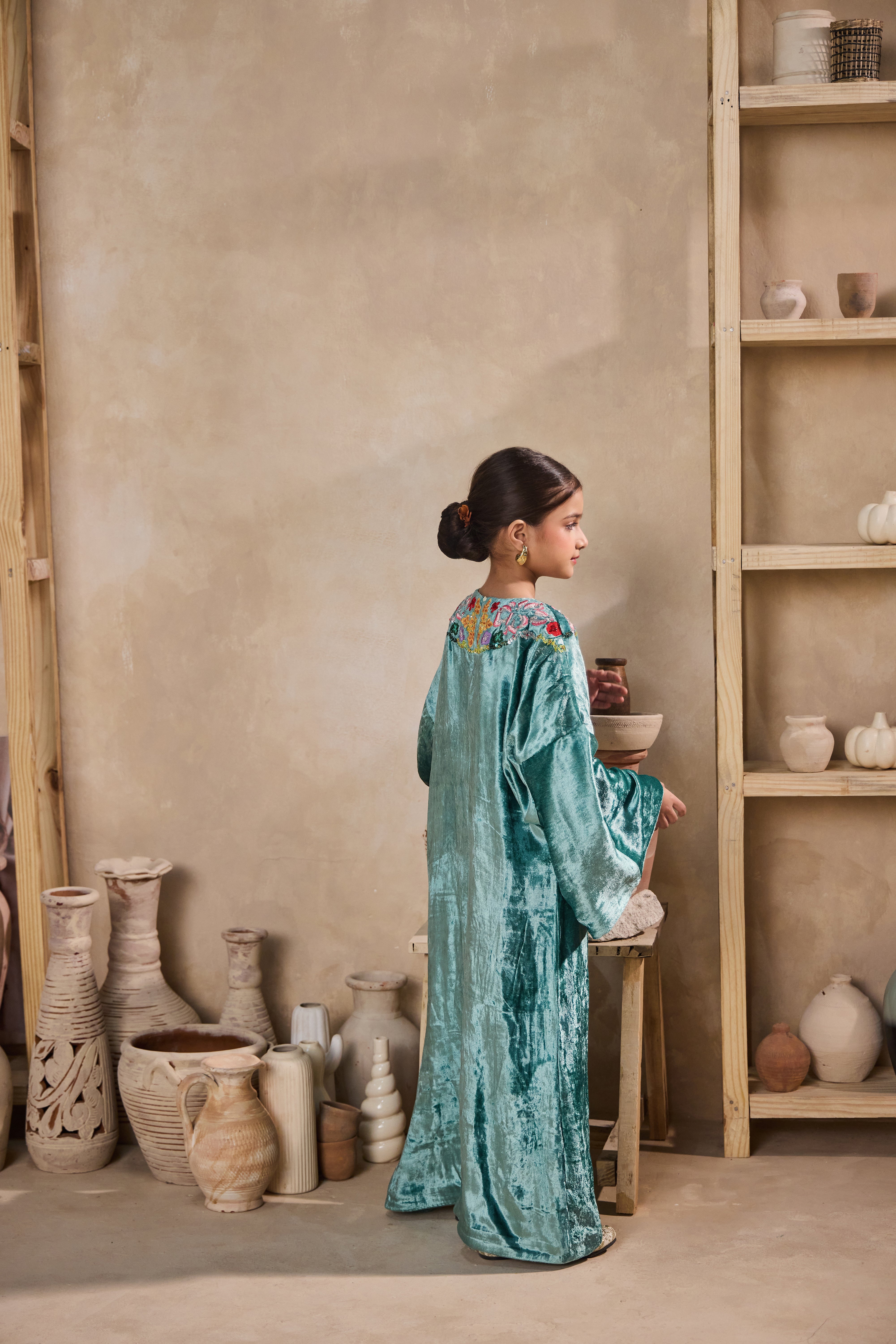 Romesa Embellished Darra Dress