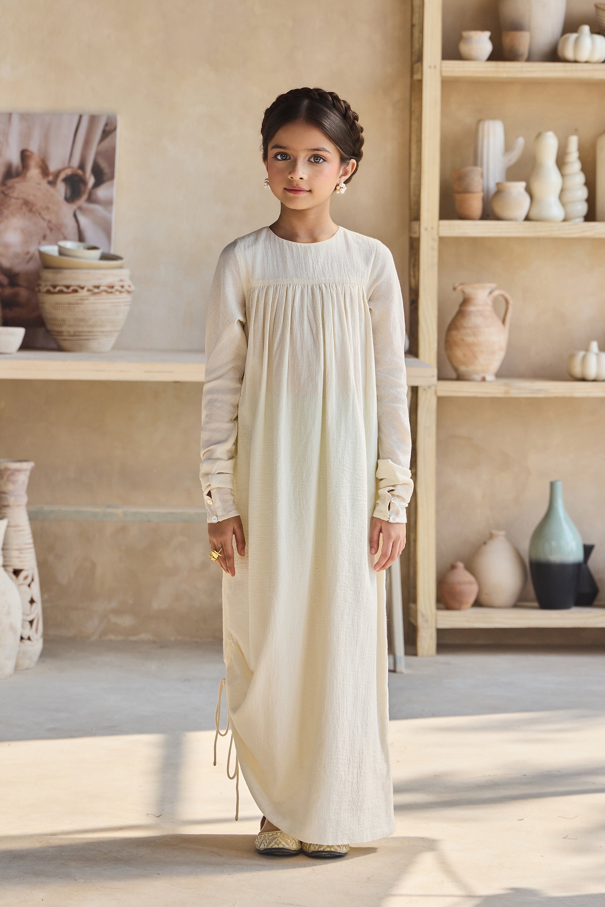 Ayami Off-White Dress