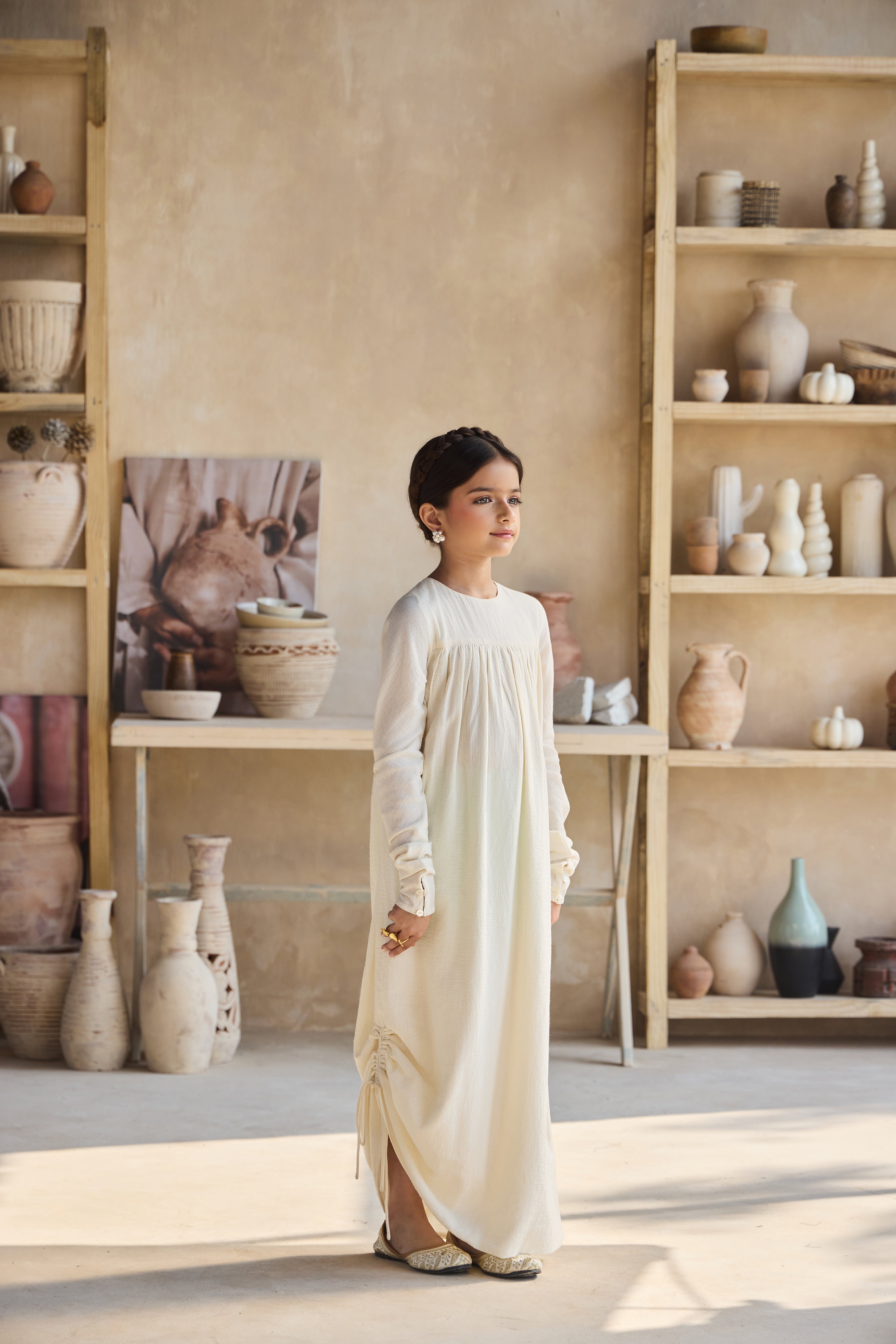 Ayami Off-White Dress