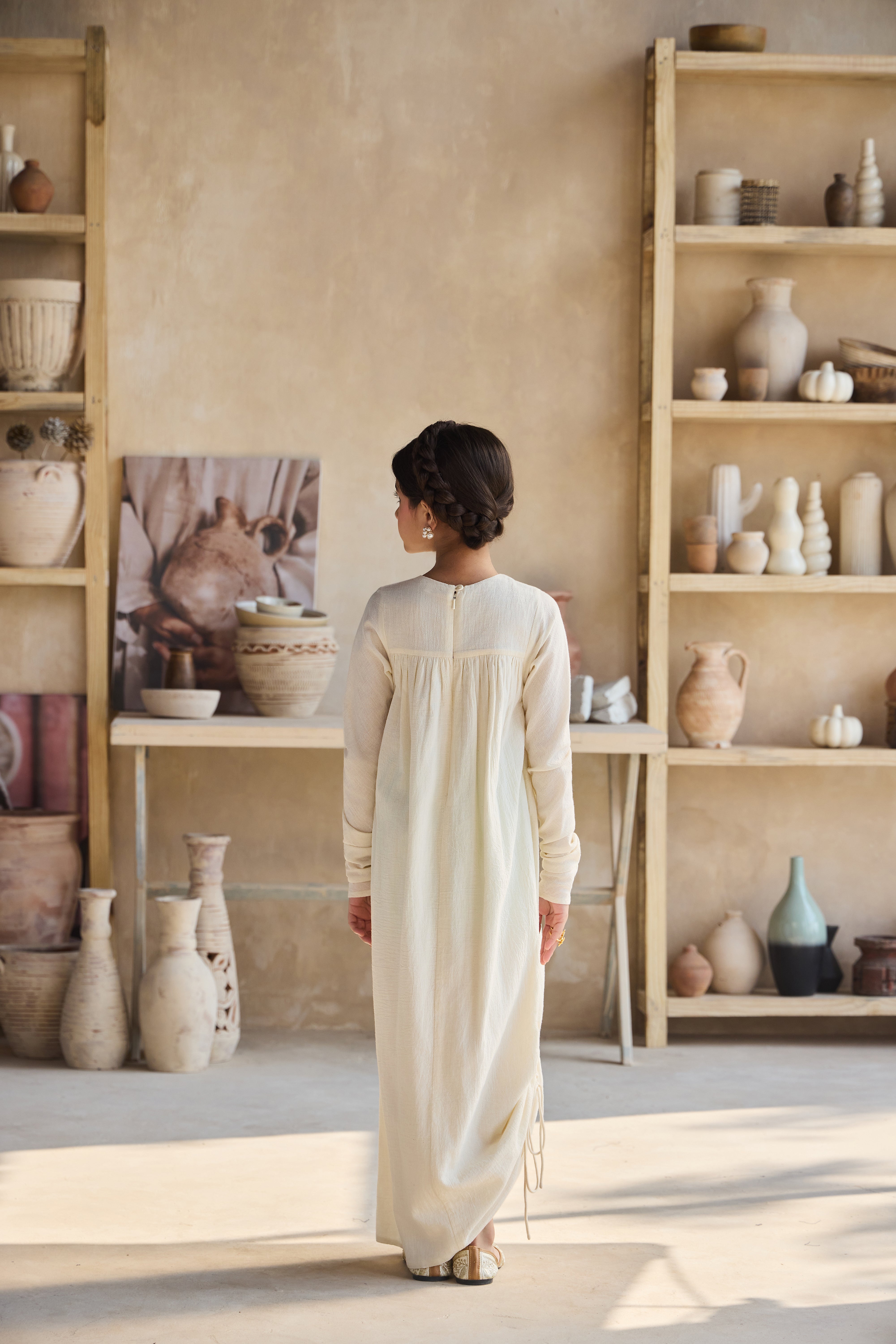 Ayami Off-White Dress