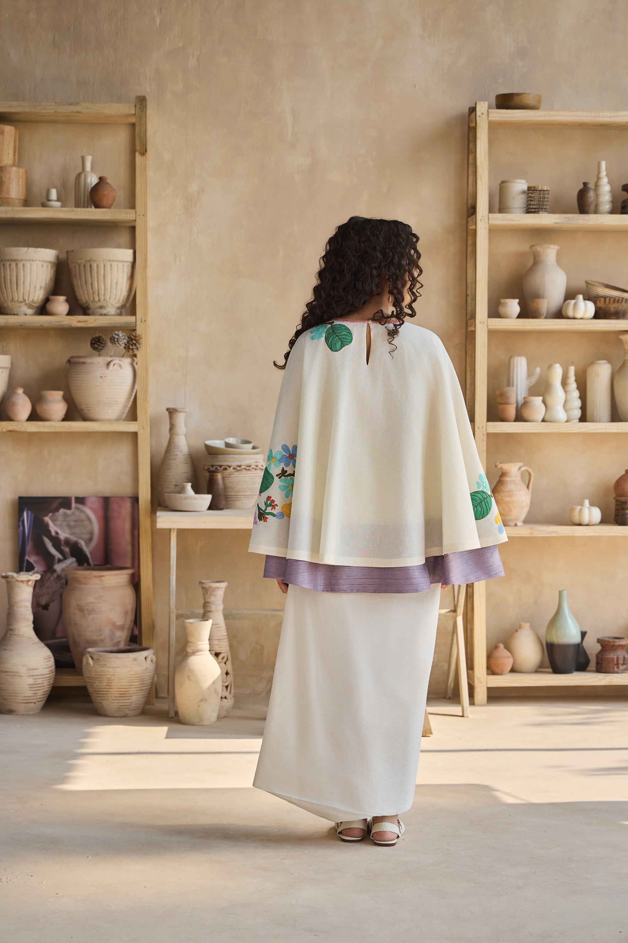 Viona Cape with Drape Skirt (Set of 2)