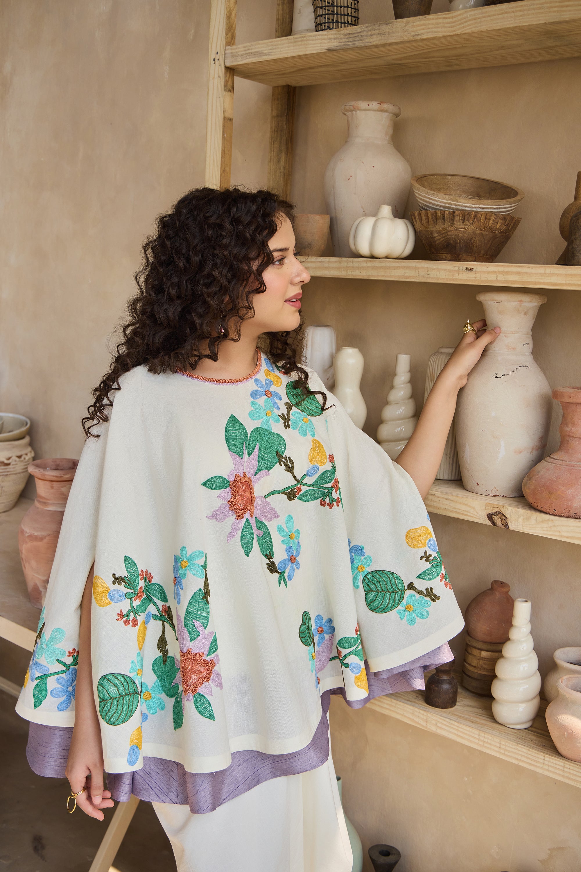 Viona Cape with Drape Skirt (Set of 2)