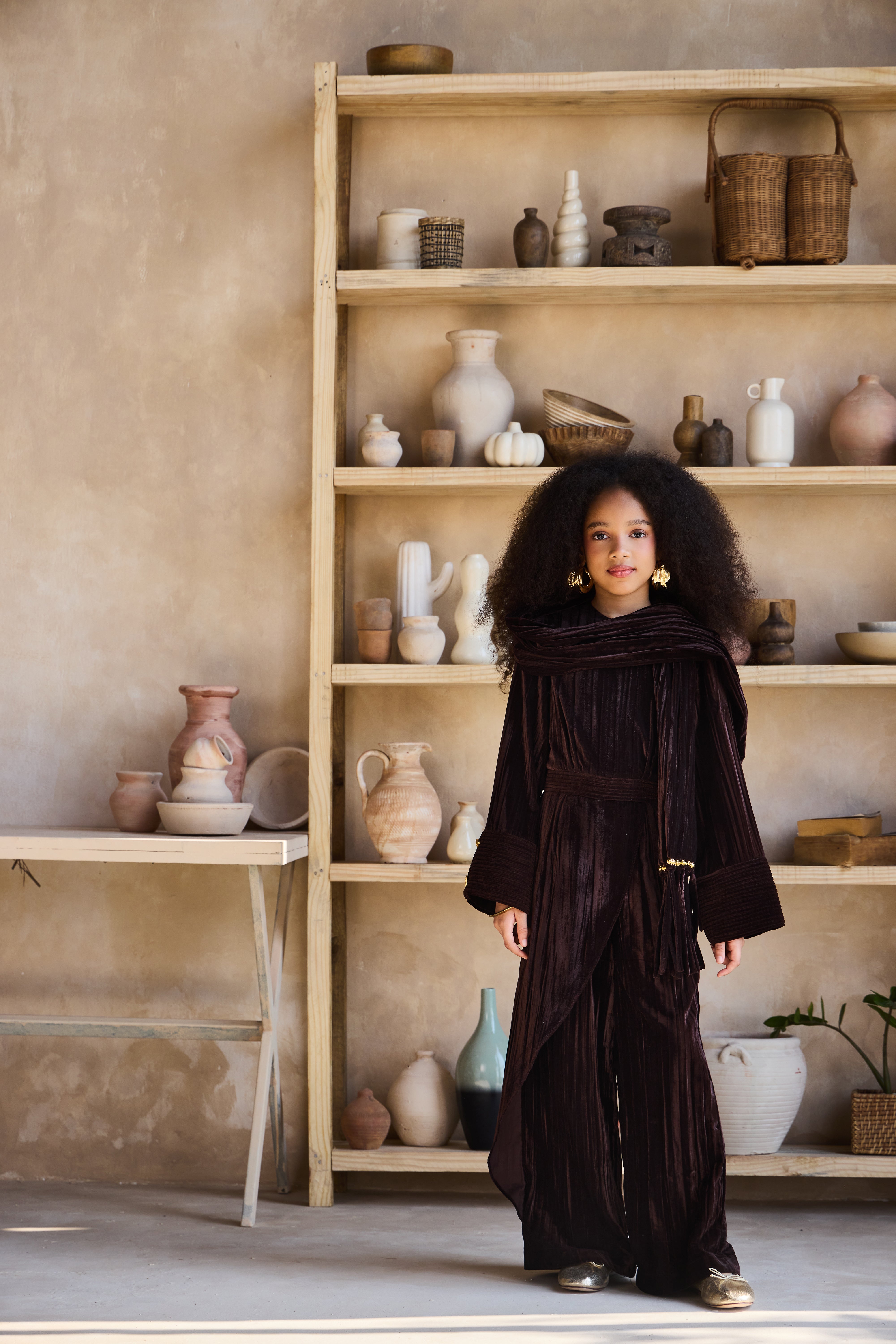 Zia Jumpsuit with Scarf