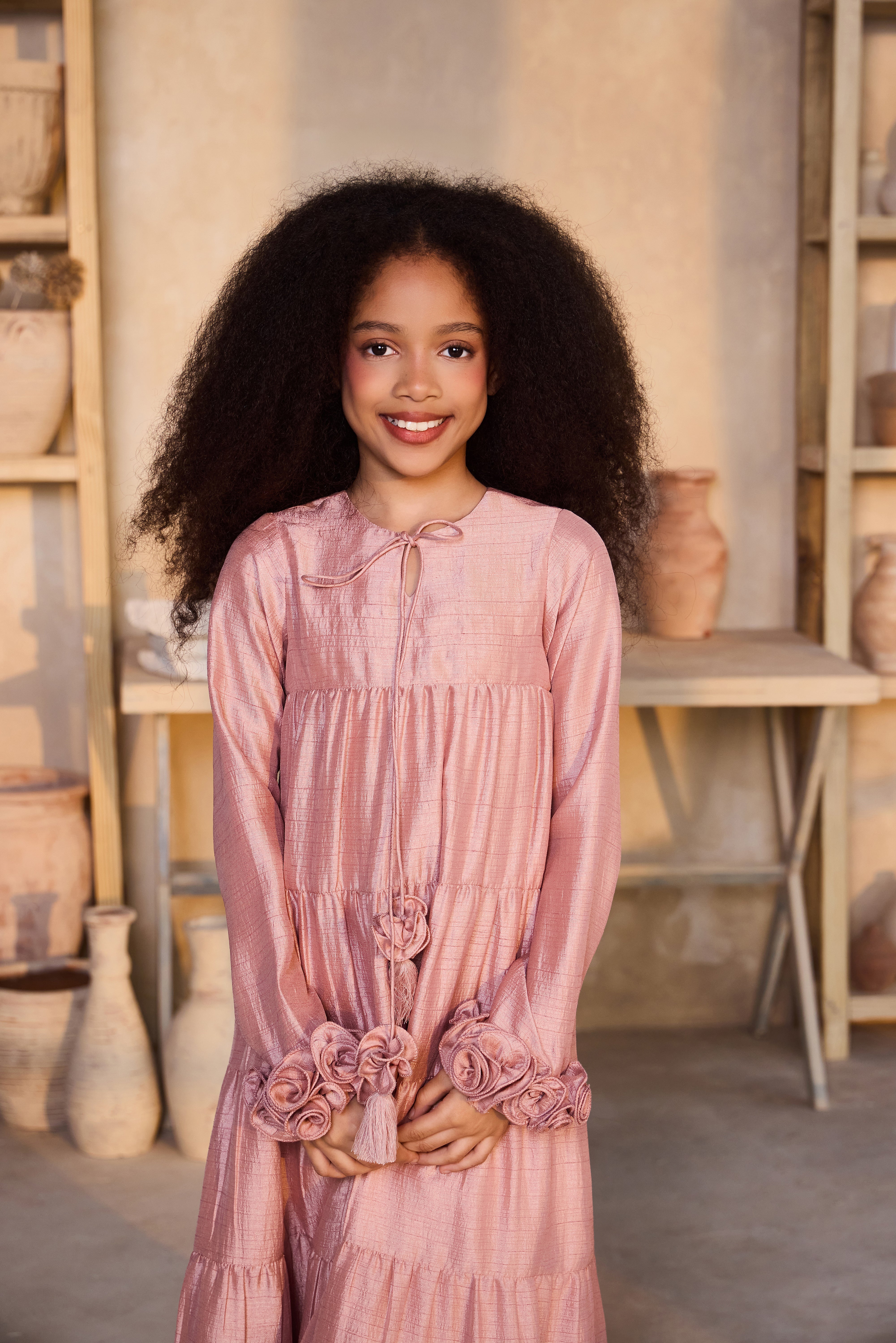 Jasira Rose Jalabiya (Onion Pink)