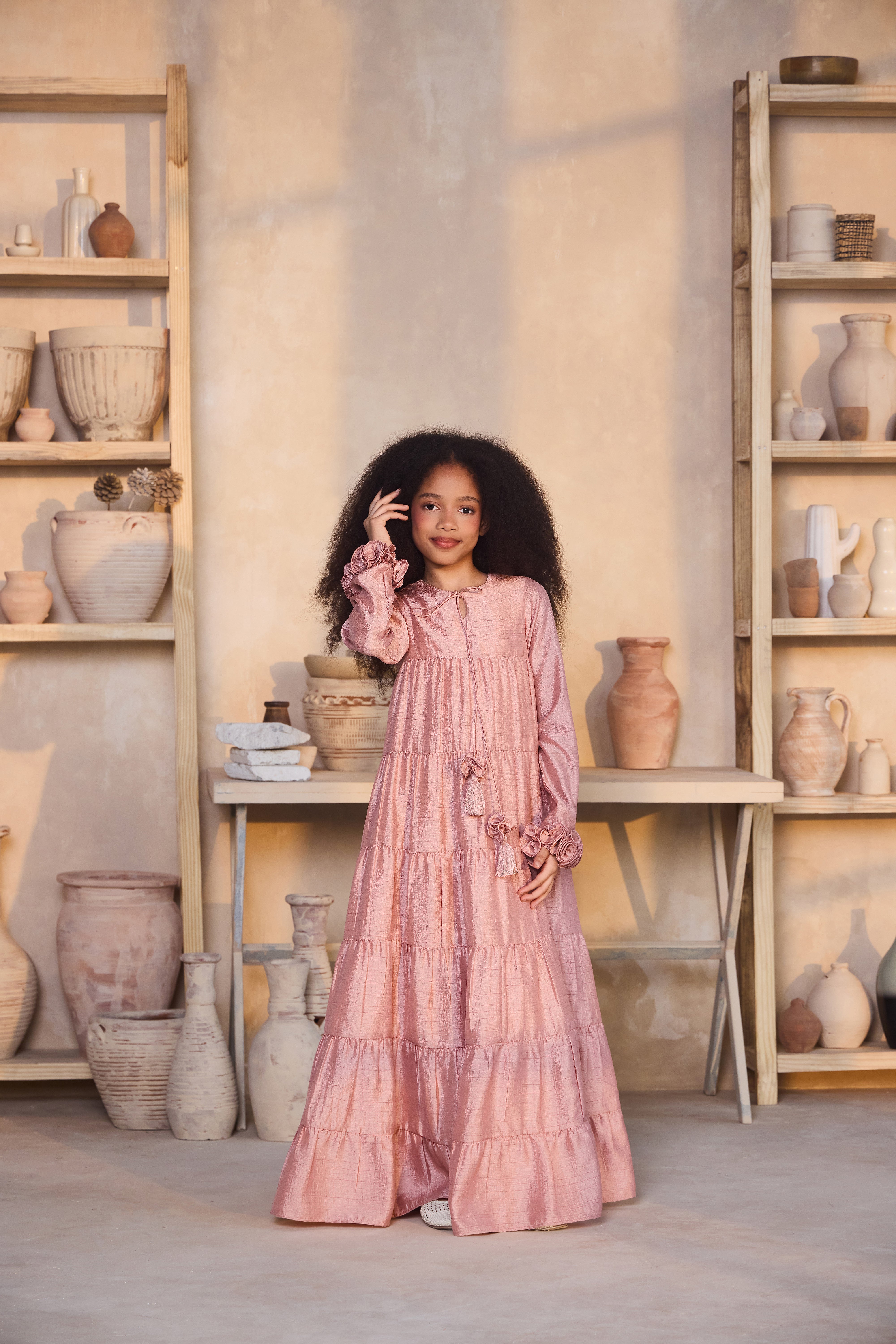 Jasira Rose Jalabiya (Onion Pink)