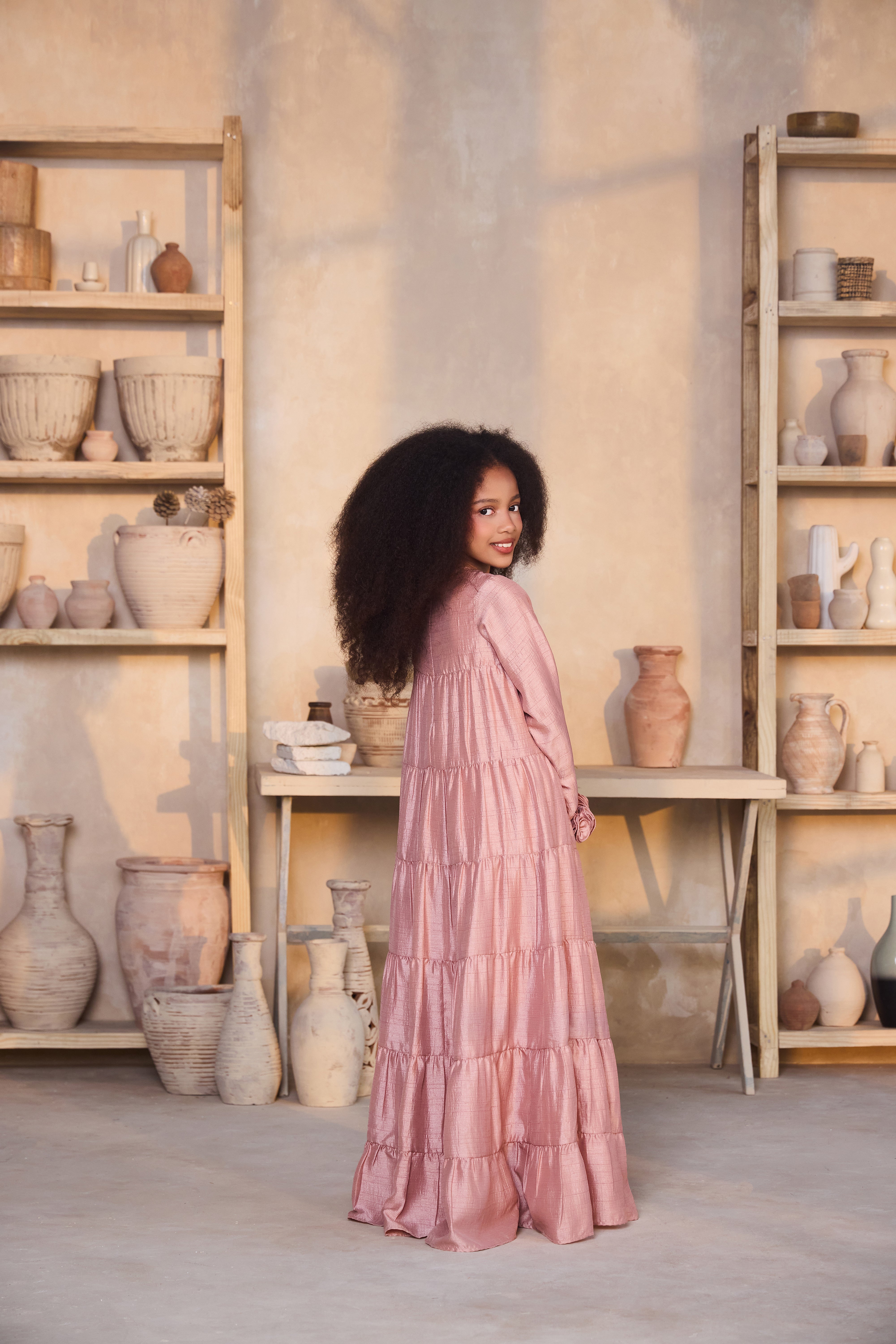 Jasira Rose Jalabiya (Onion Pink)