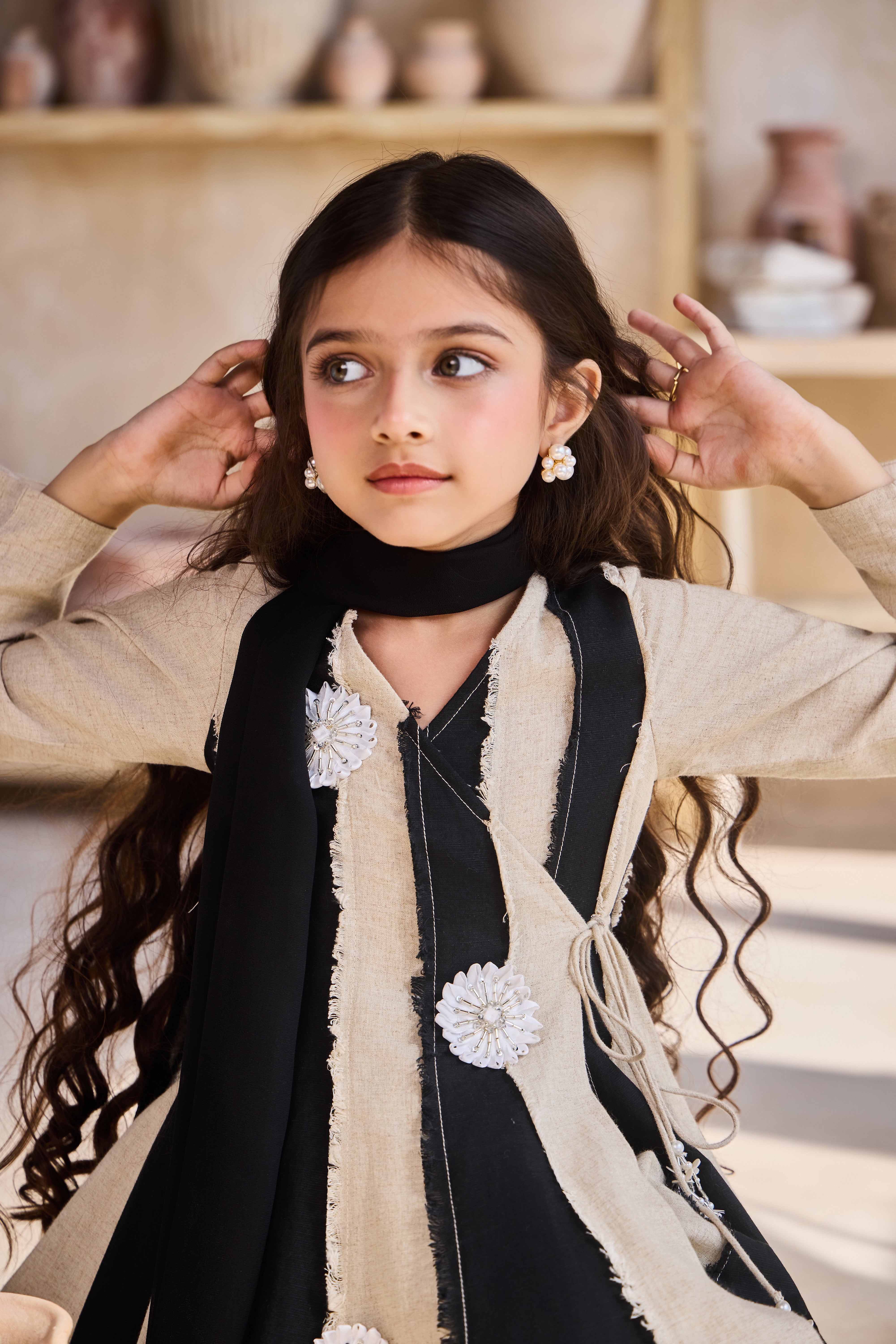 Mayari Kurta with Dhoti & Scarf (Set of 3)