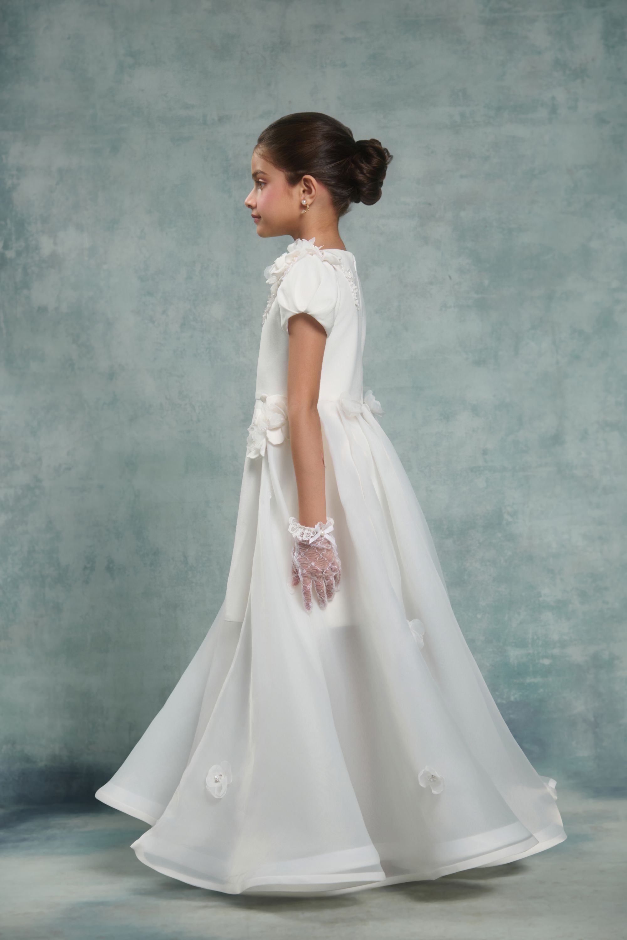 The Perla White Dress with Detachable Skirt (Set of 2)