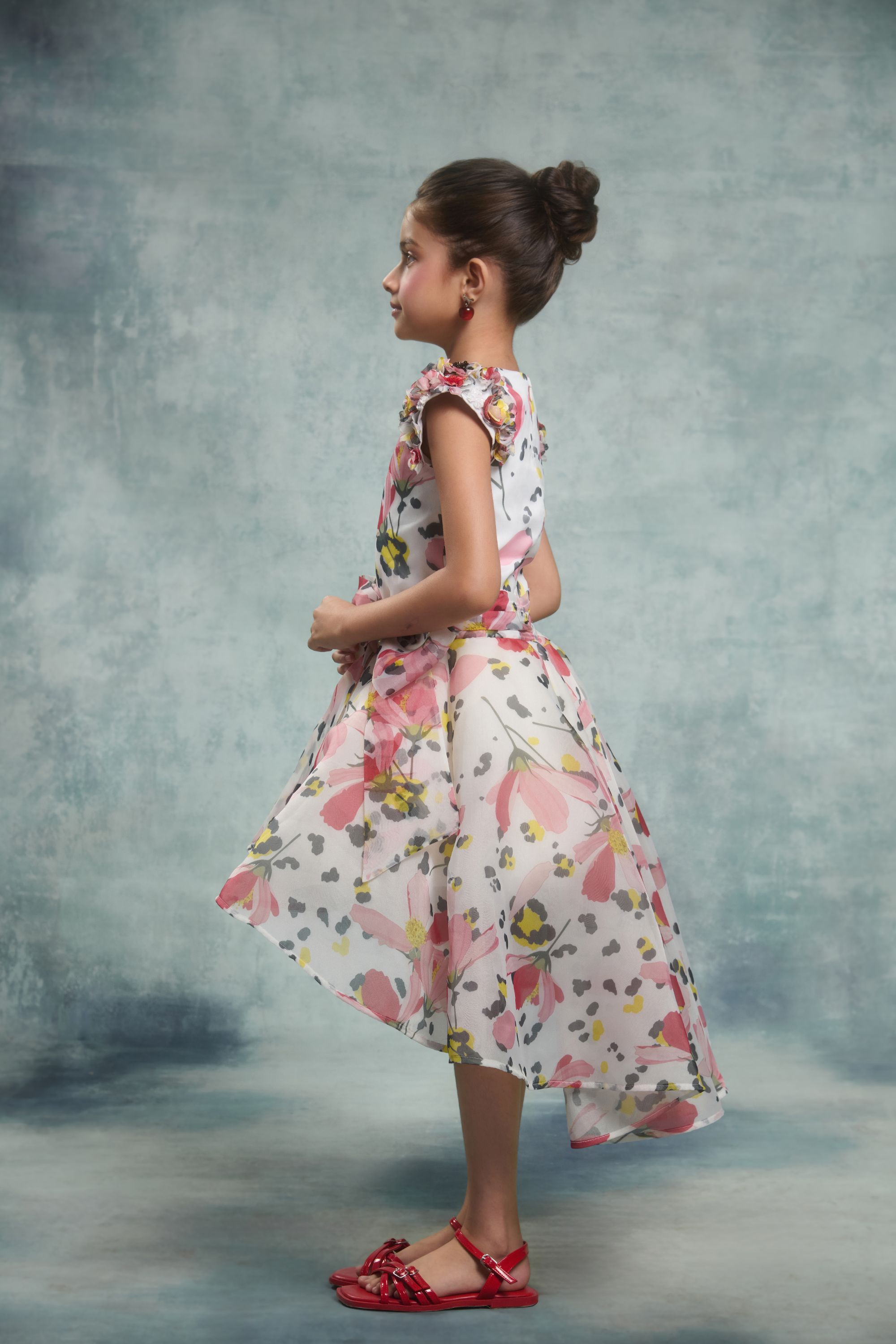 The Giselle Printed Bow Dress