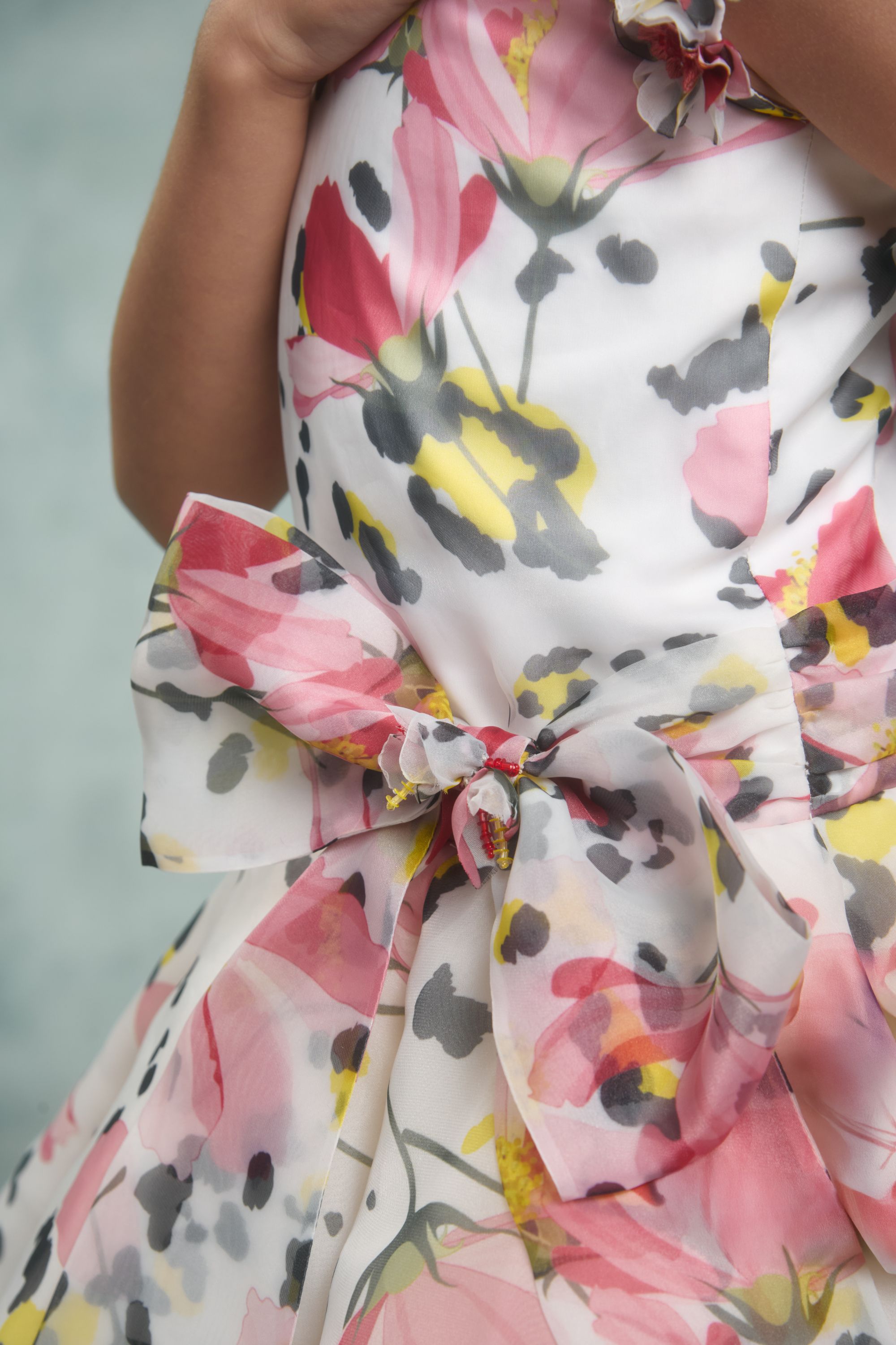 The Giselle Printed Bow Dress