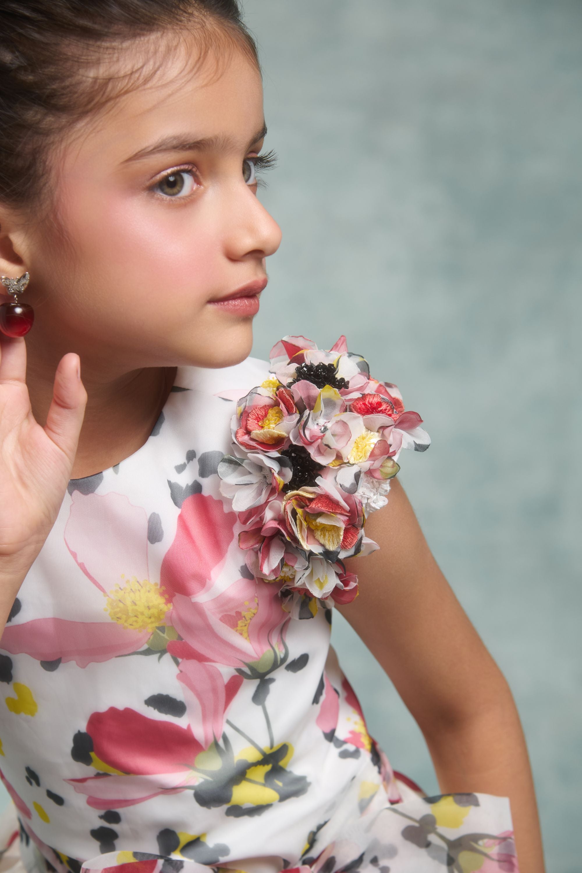 The Giselle Printed Bow Dress