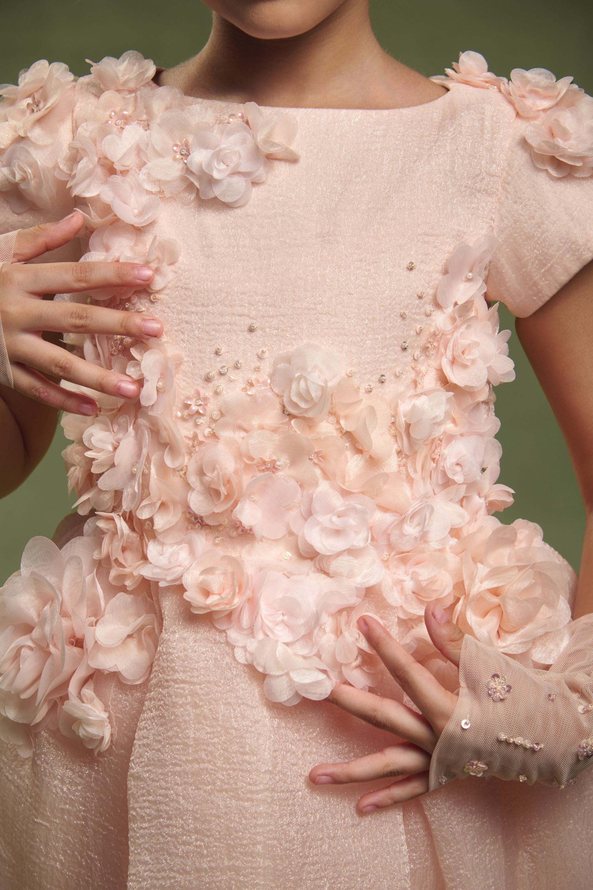 The Edith Organza Midi Dress