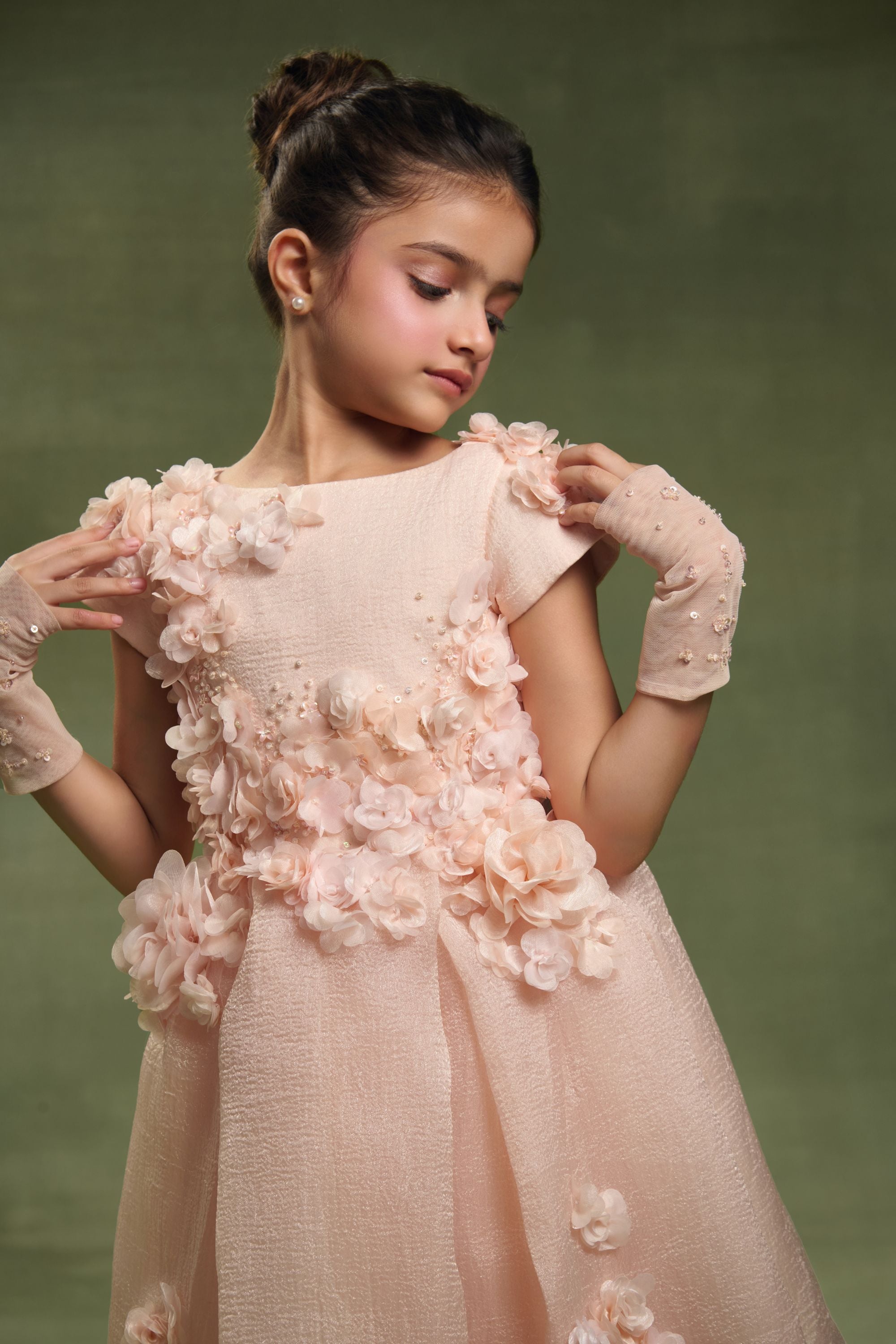 The Edith Organza Midi Dress