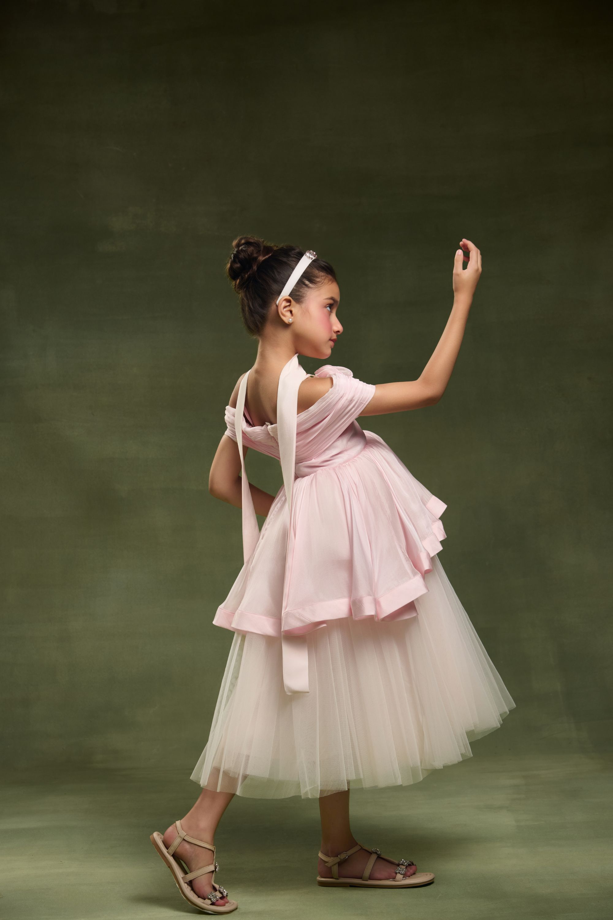 The Evangeline Pink Dress with Stash (Set of 2)