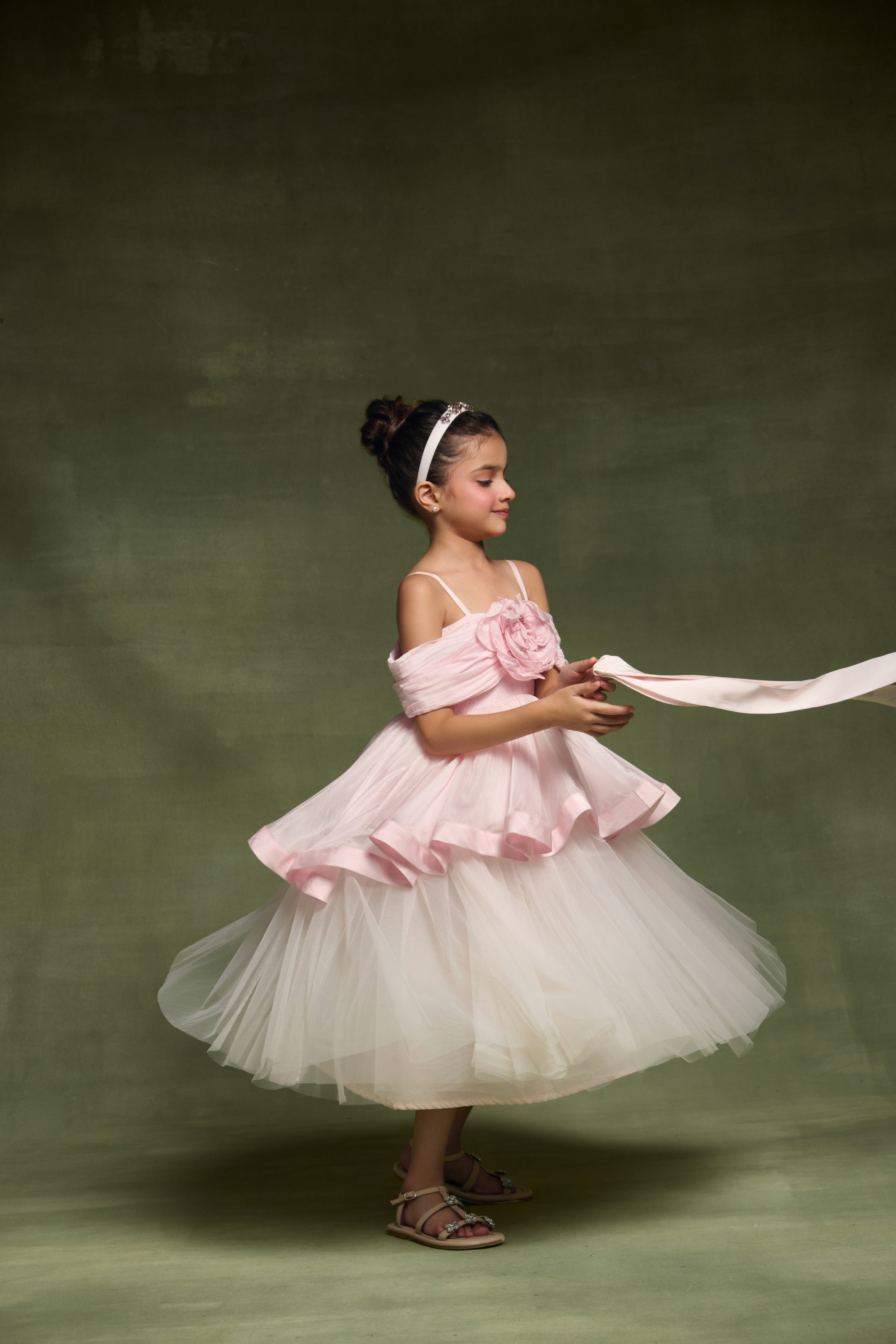 The Evangeline Pink Dress with Stash (Set of 2)