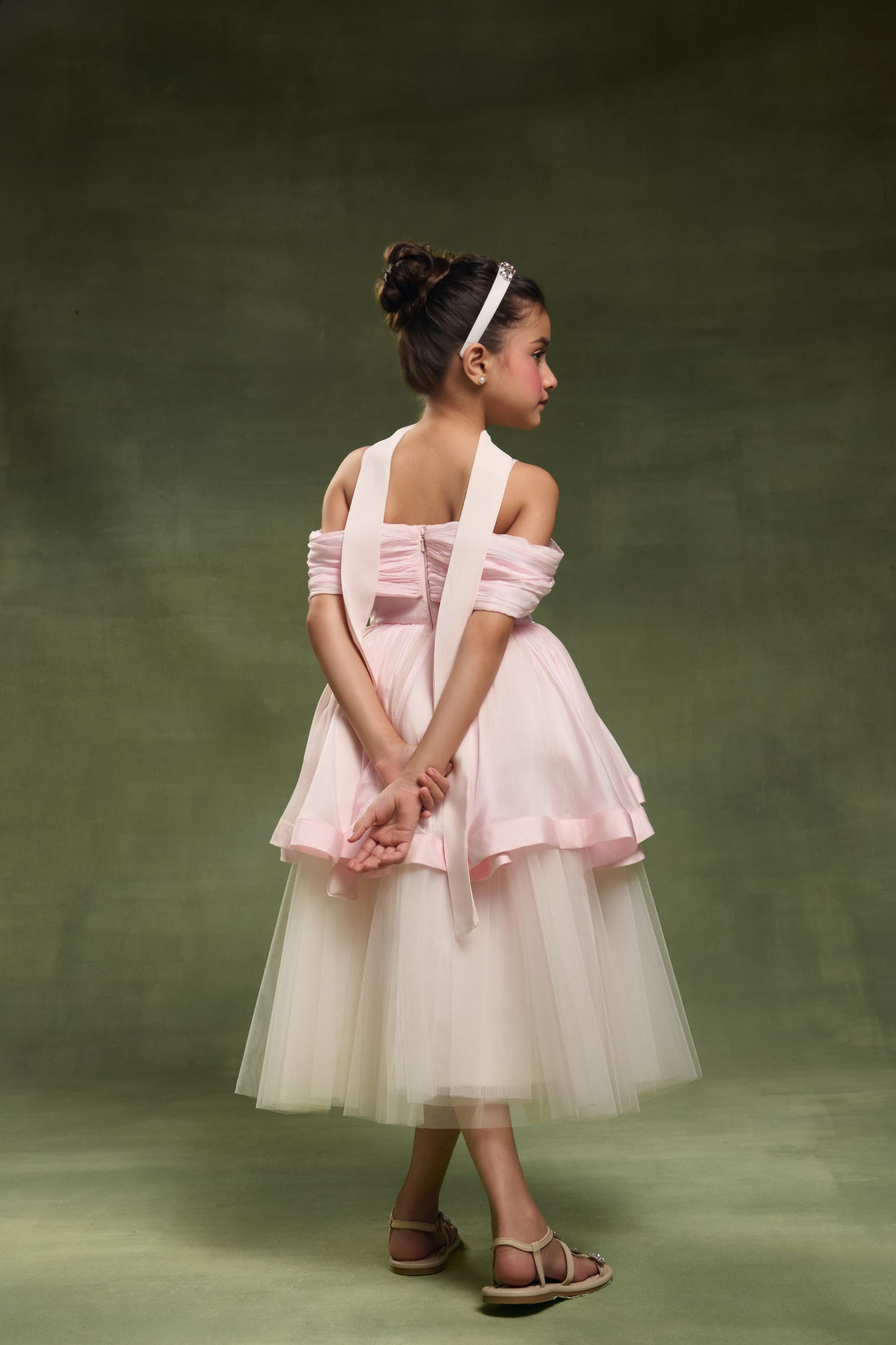 The Evangeline Pink Dress with Stash (Set of 2)