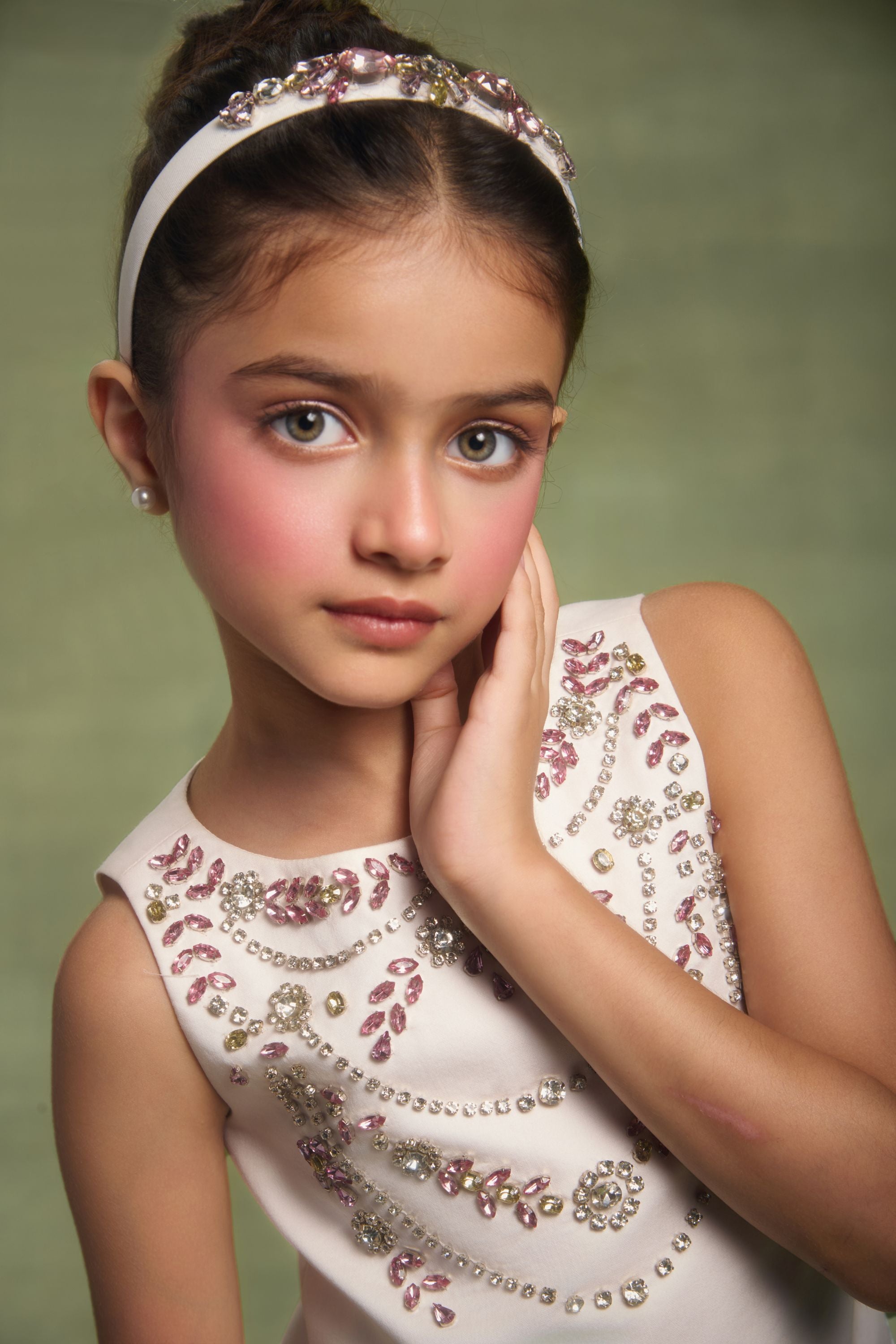 The Crystalle Drape Dress