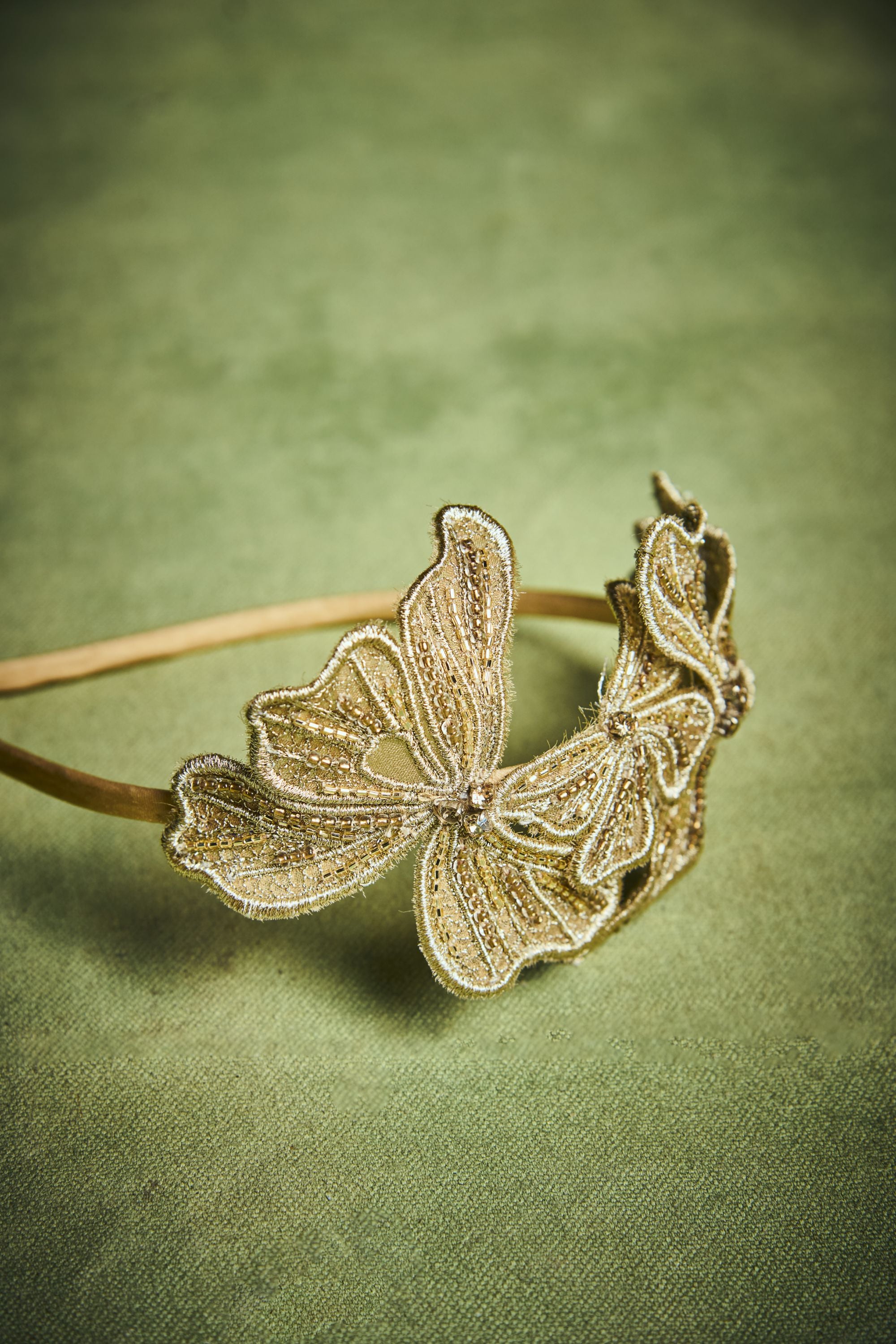 Golden Butterfly Hairband