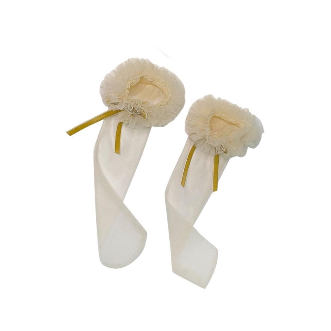 The Tulle Socks (Mustard)