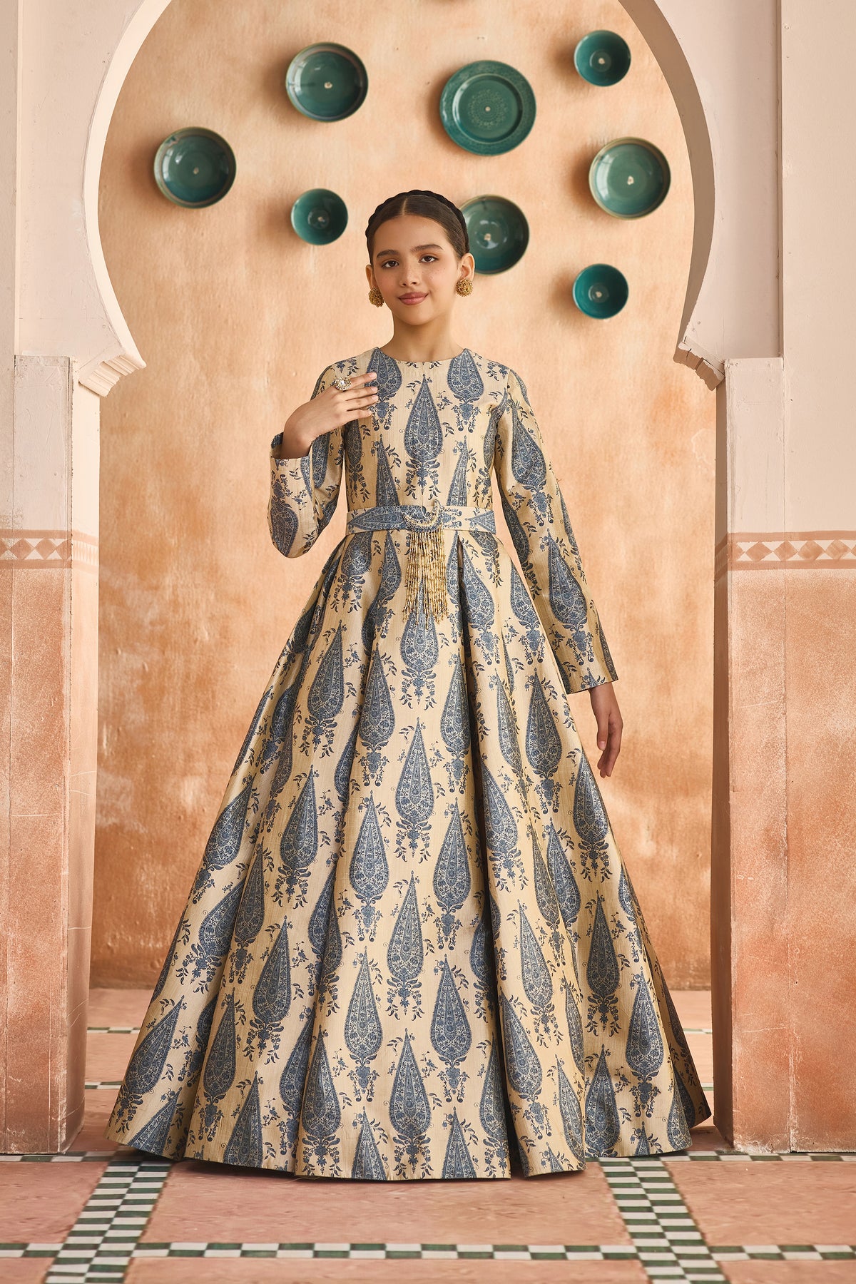 Noor Paisley Gown