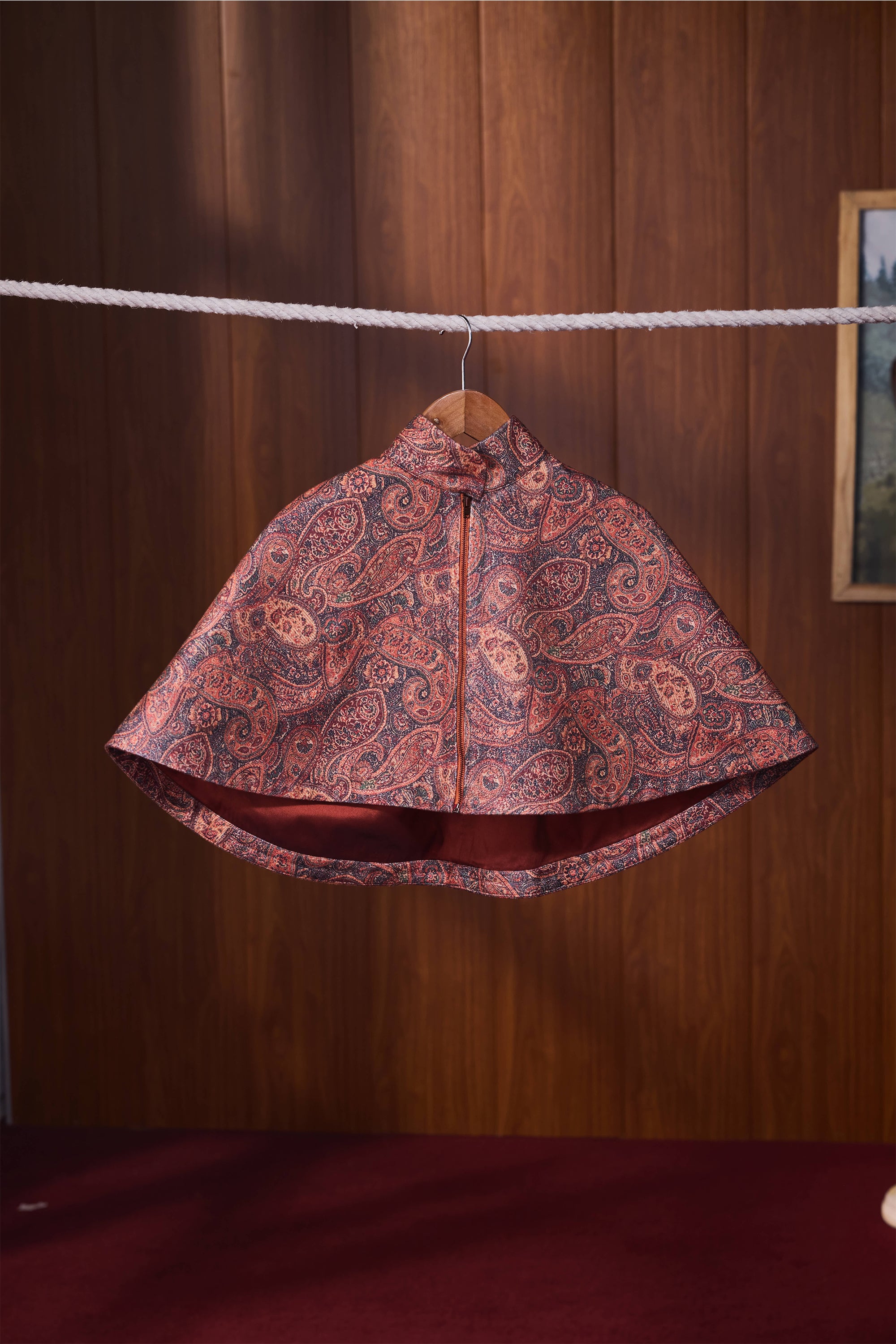 Ozzie Velvet Cape