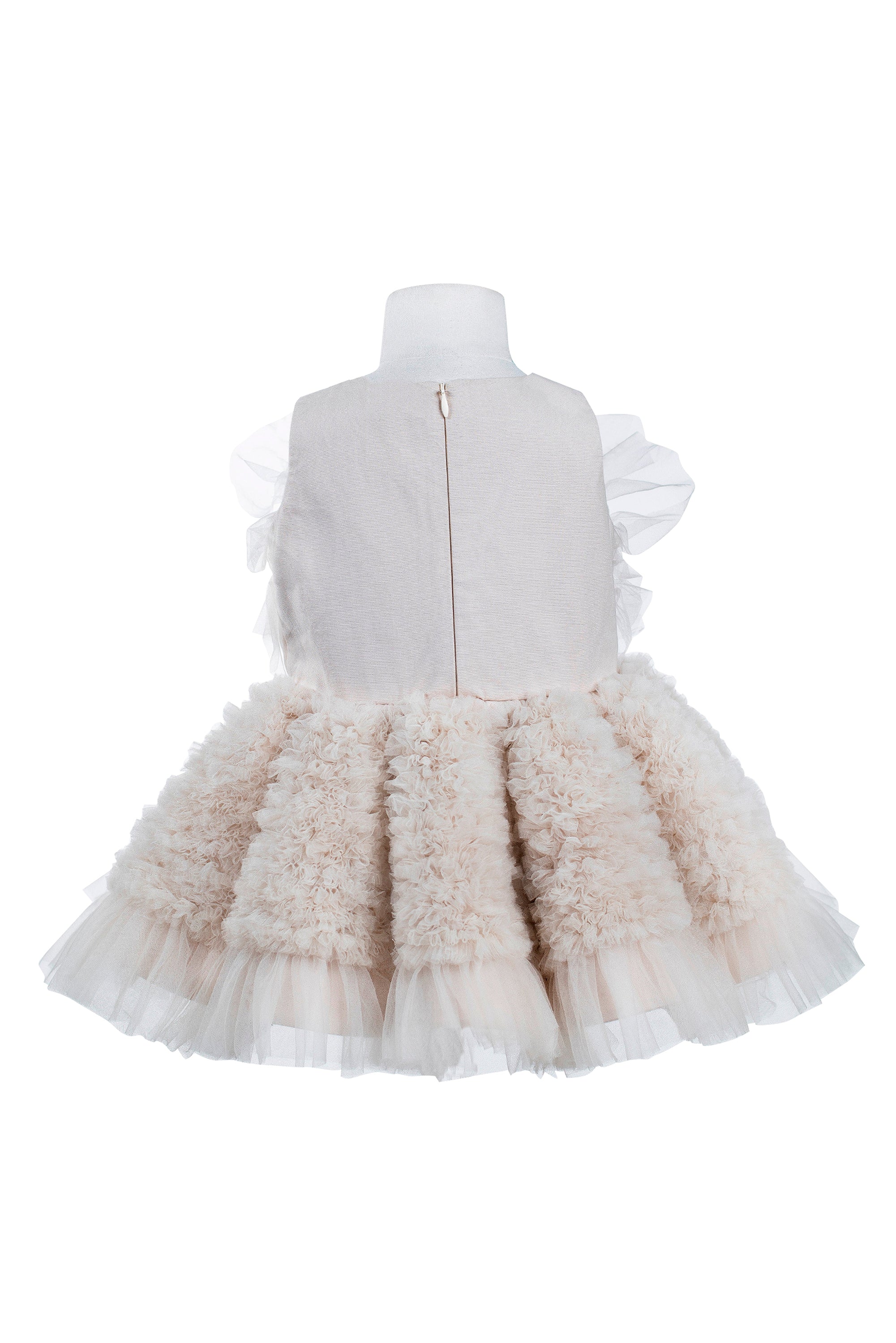 The Ariel Tulle Dress (Beige)