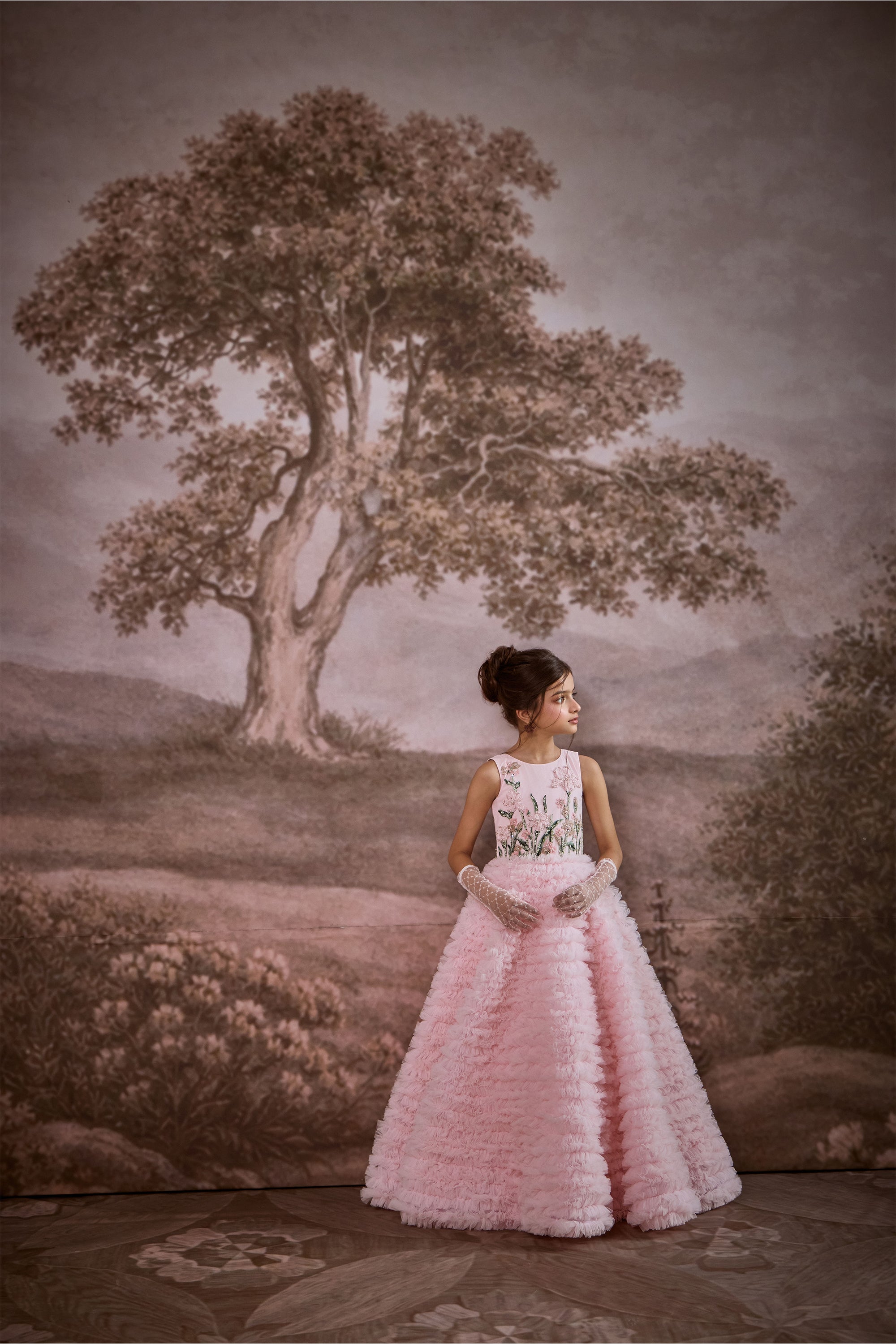 The Florienne Pink Gown