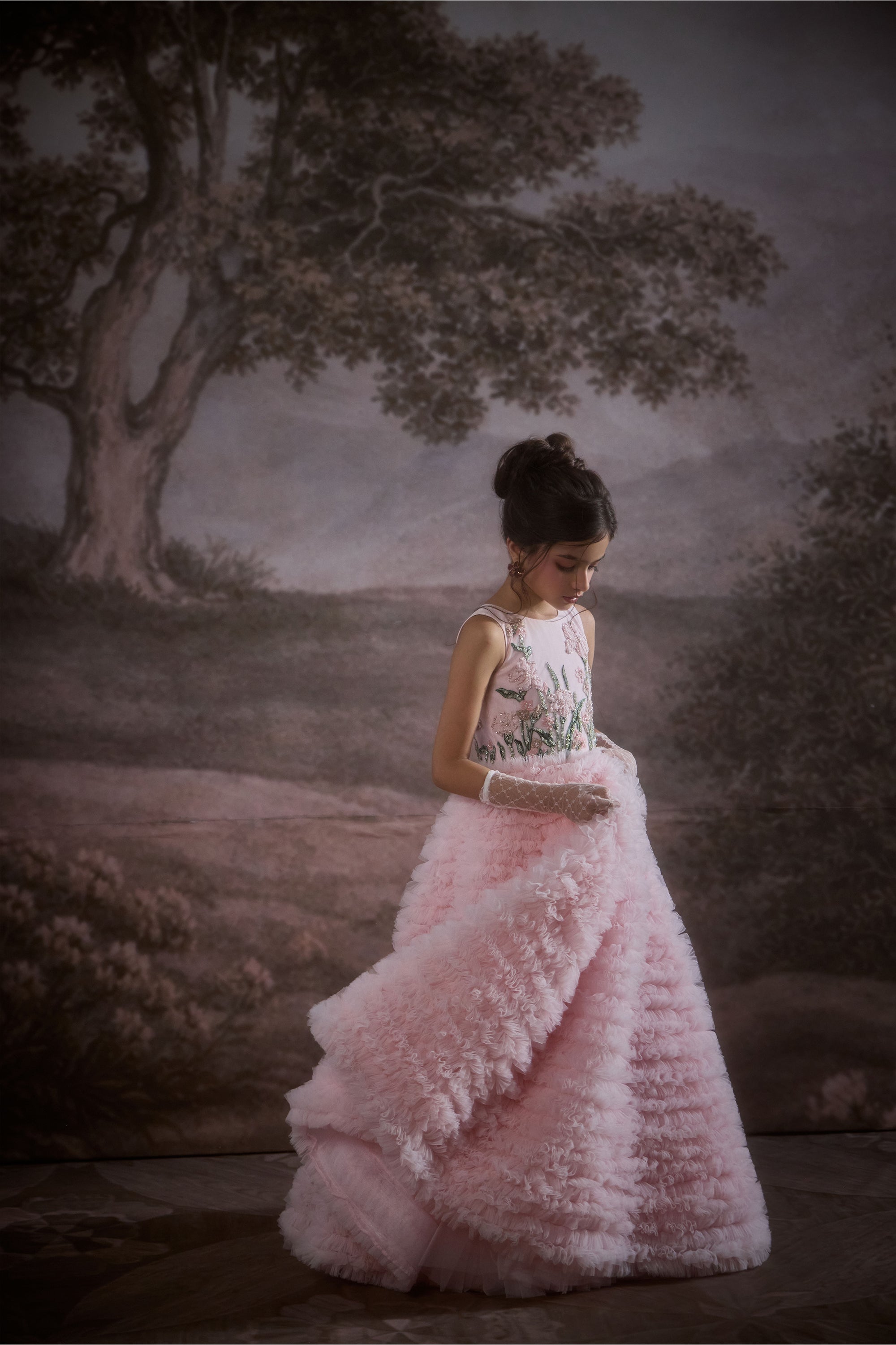 The Florienne Pink Gown