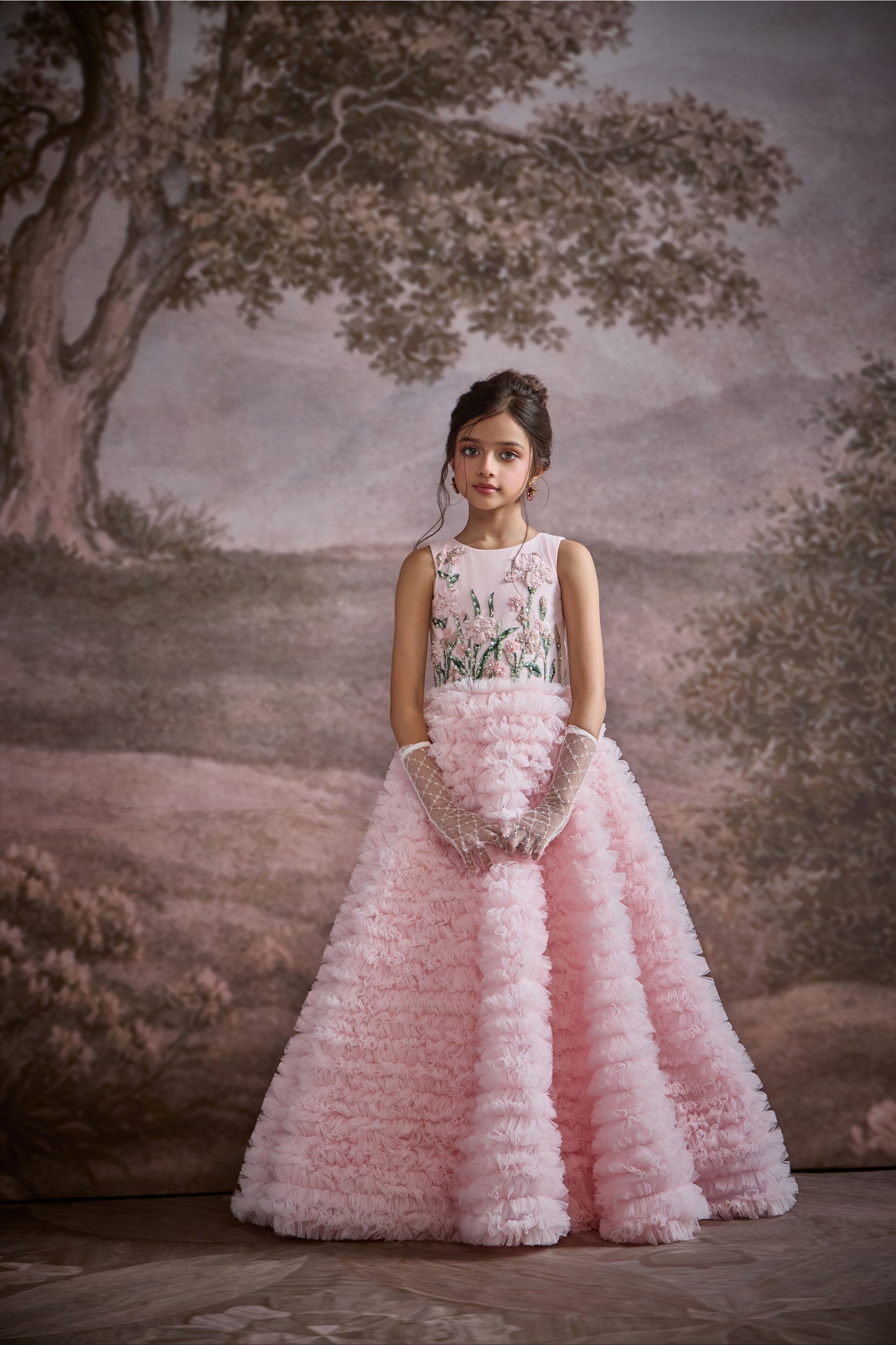 The Florienne Pink Gown