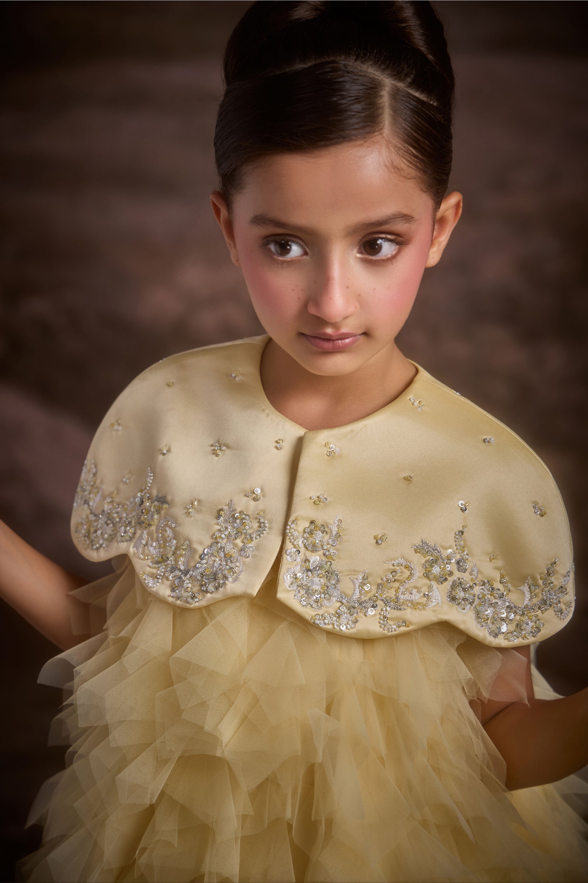 The Mysaria Dress with Cape (Set of 2)