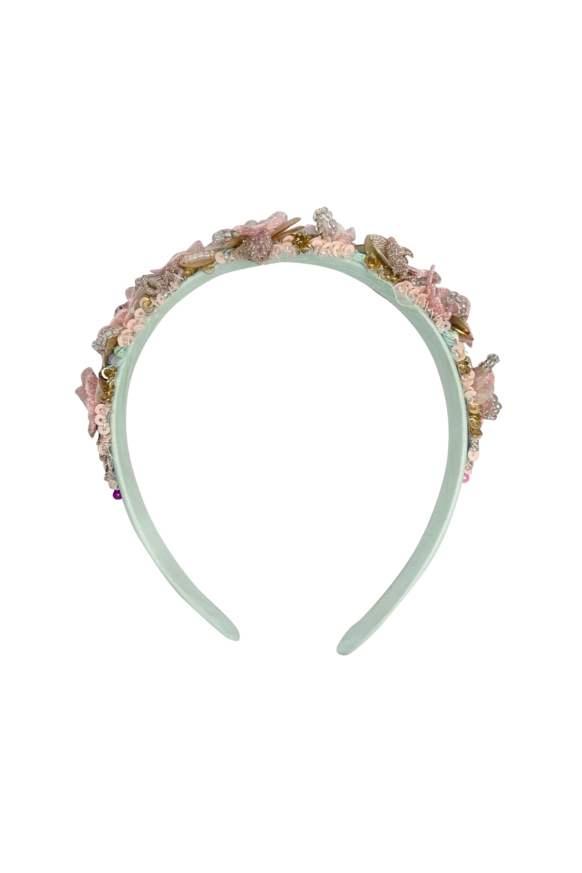 The Pink & Sea Green Alaia Hairband