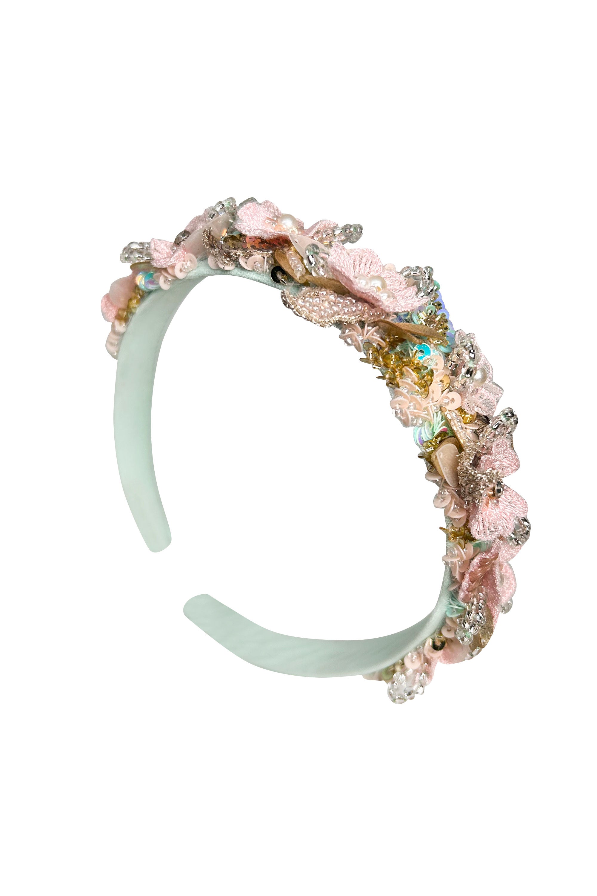 The Pink & Sea Green Alaia Hairband