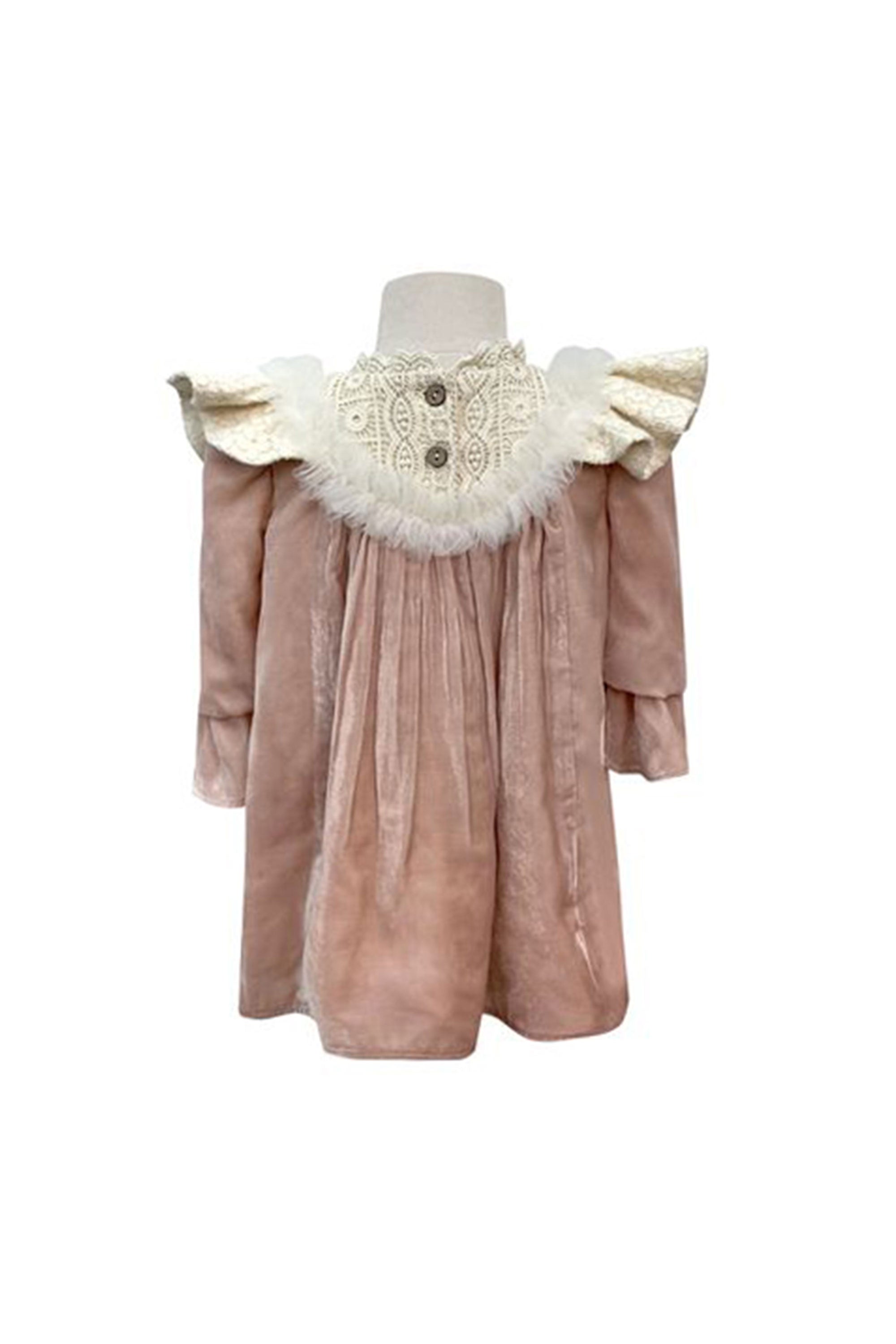 The Velvet Royalty Dress (Pink)