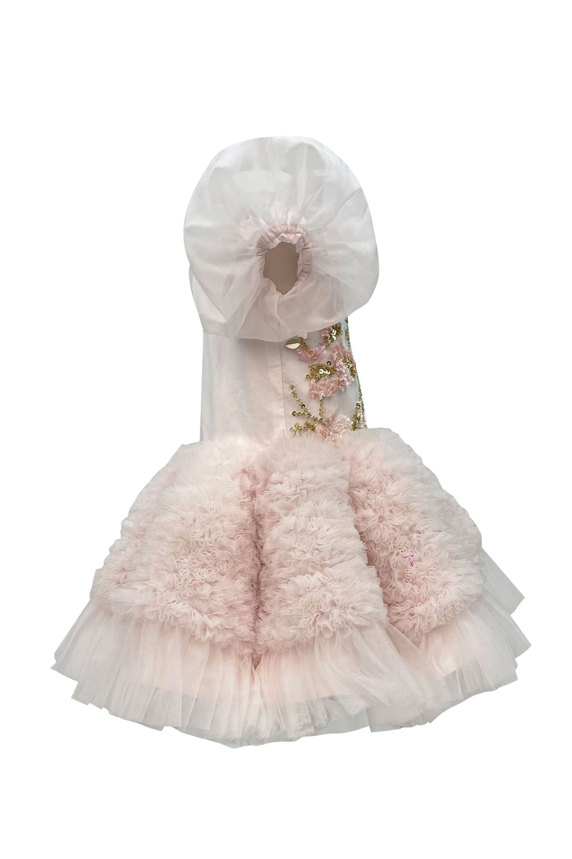 The Marie Dress with Sleeves (Pink)