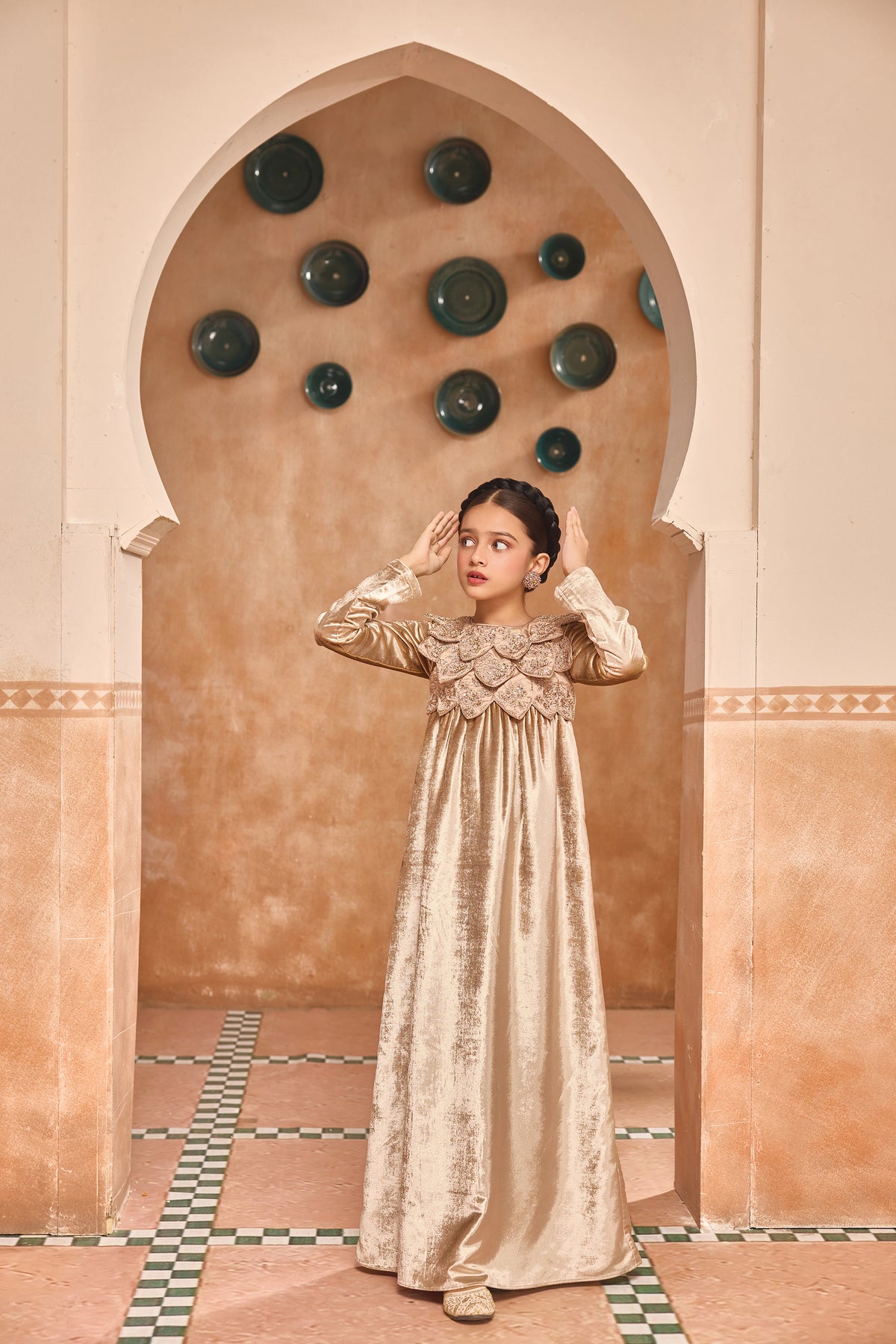 The Moonlit Petal Dress